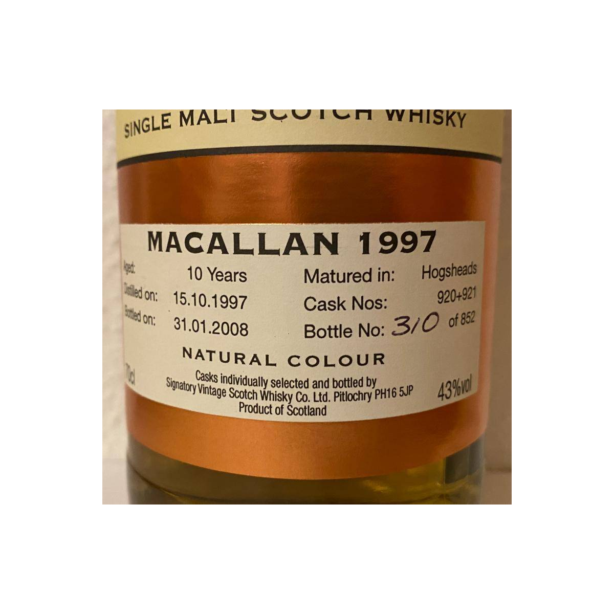 The Macallan Vintage Collection 1997 10 Years Single Malt Whisky 2