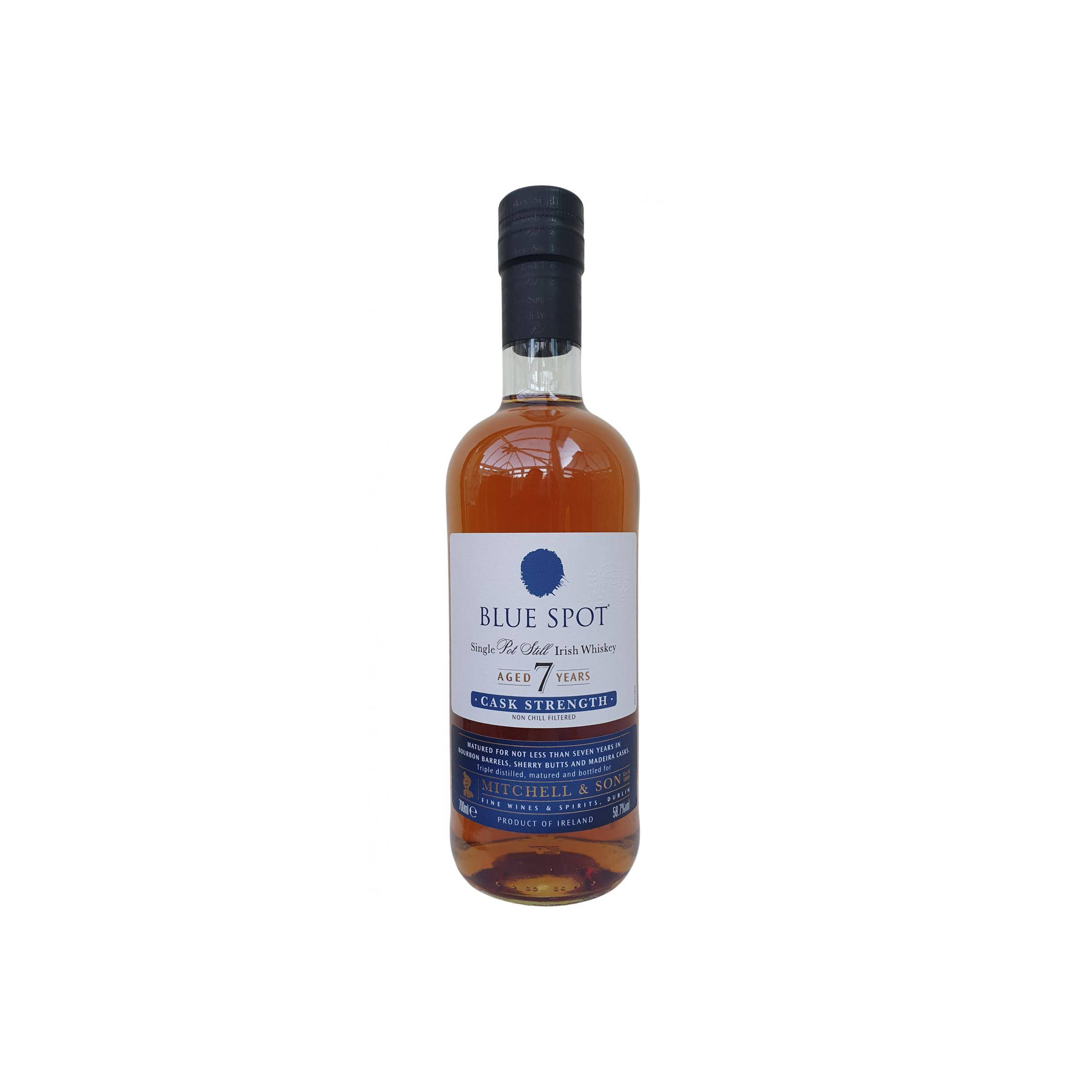 Blue Spot Cask Strength Collection 7 Years Single Pot Still Whisky