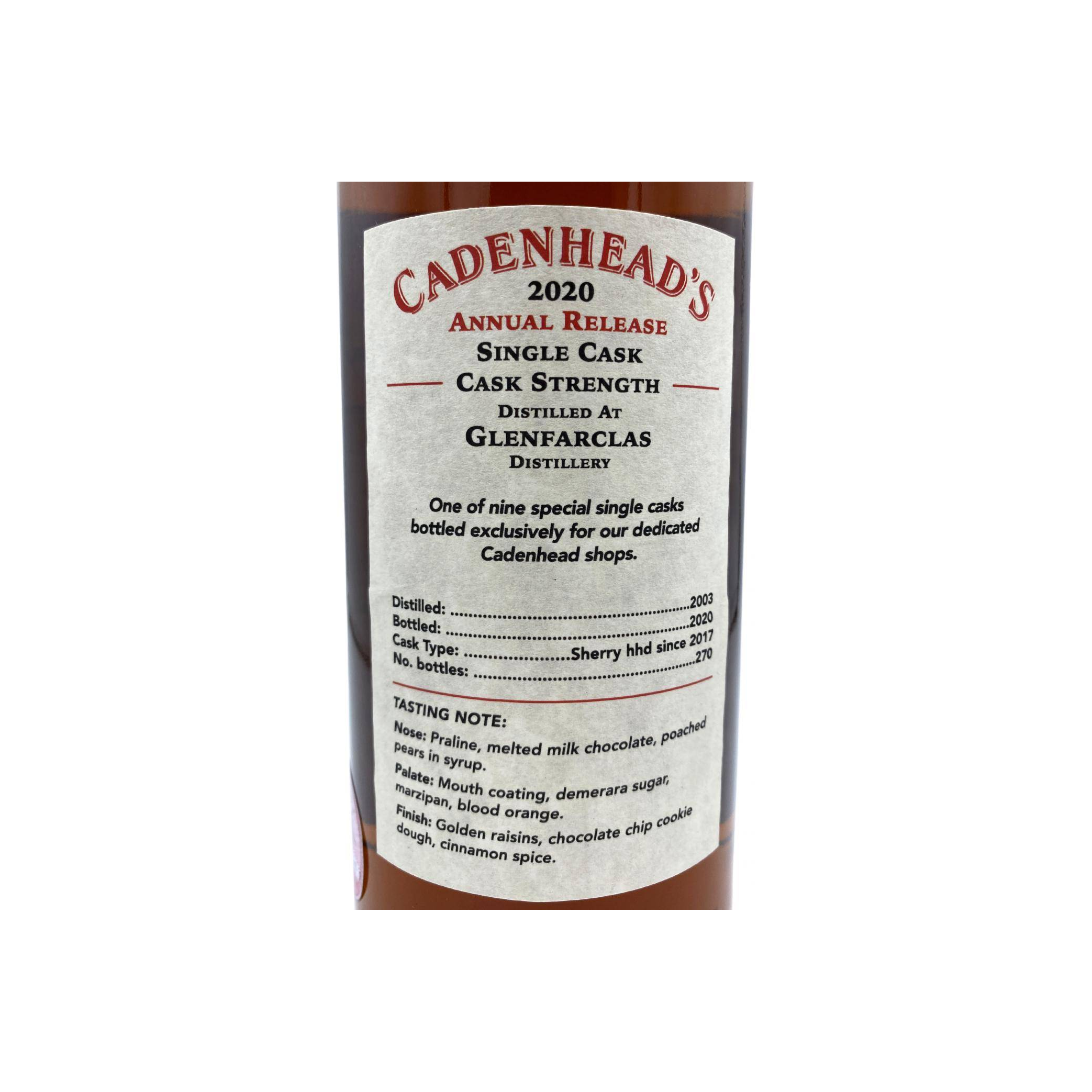 Glenfarclas 2003 17 Years Single Malt Whisky 3