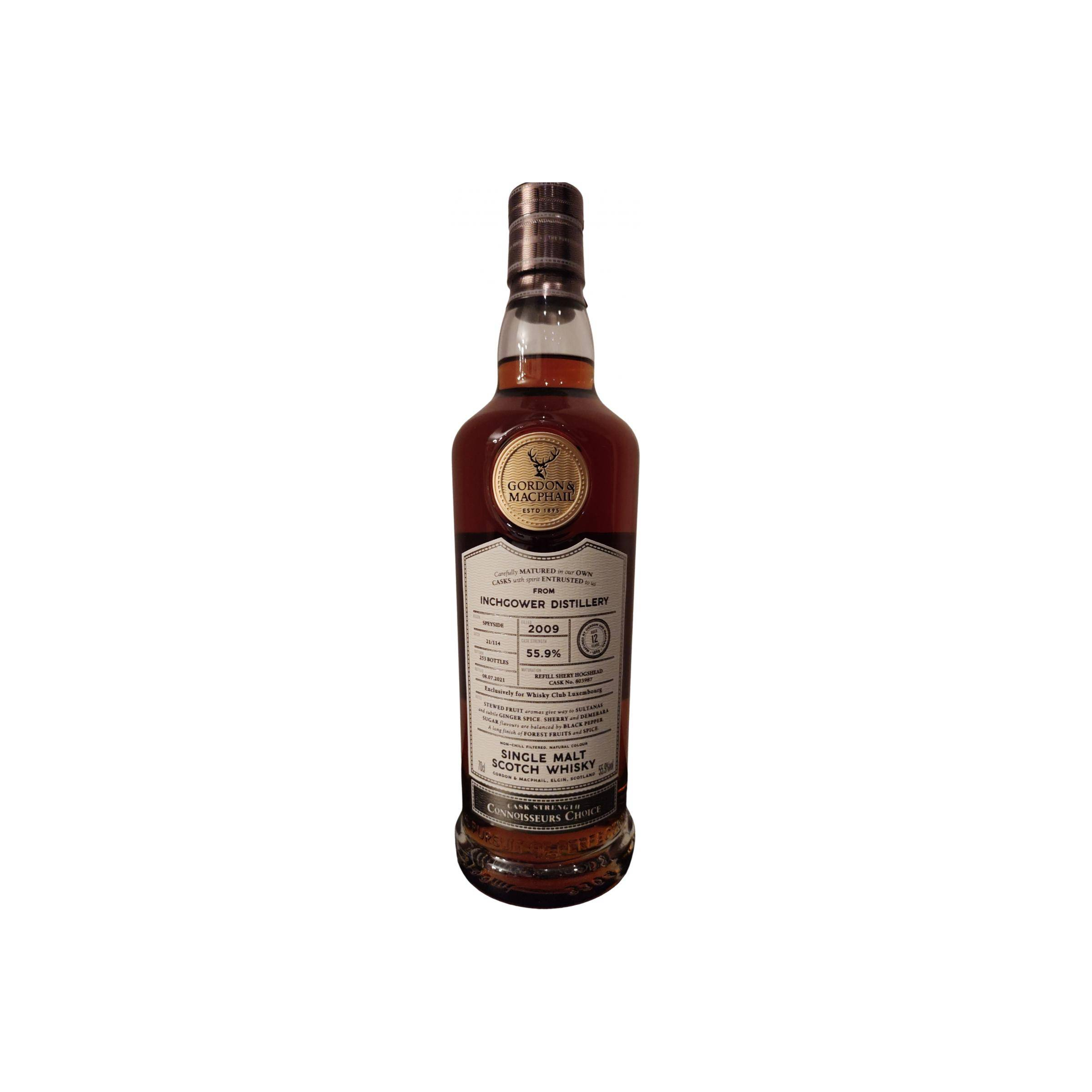 Inchgower Connoisseurs Choice - Cask Strength 2009 12 Years Single Malt Whisky