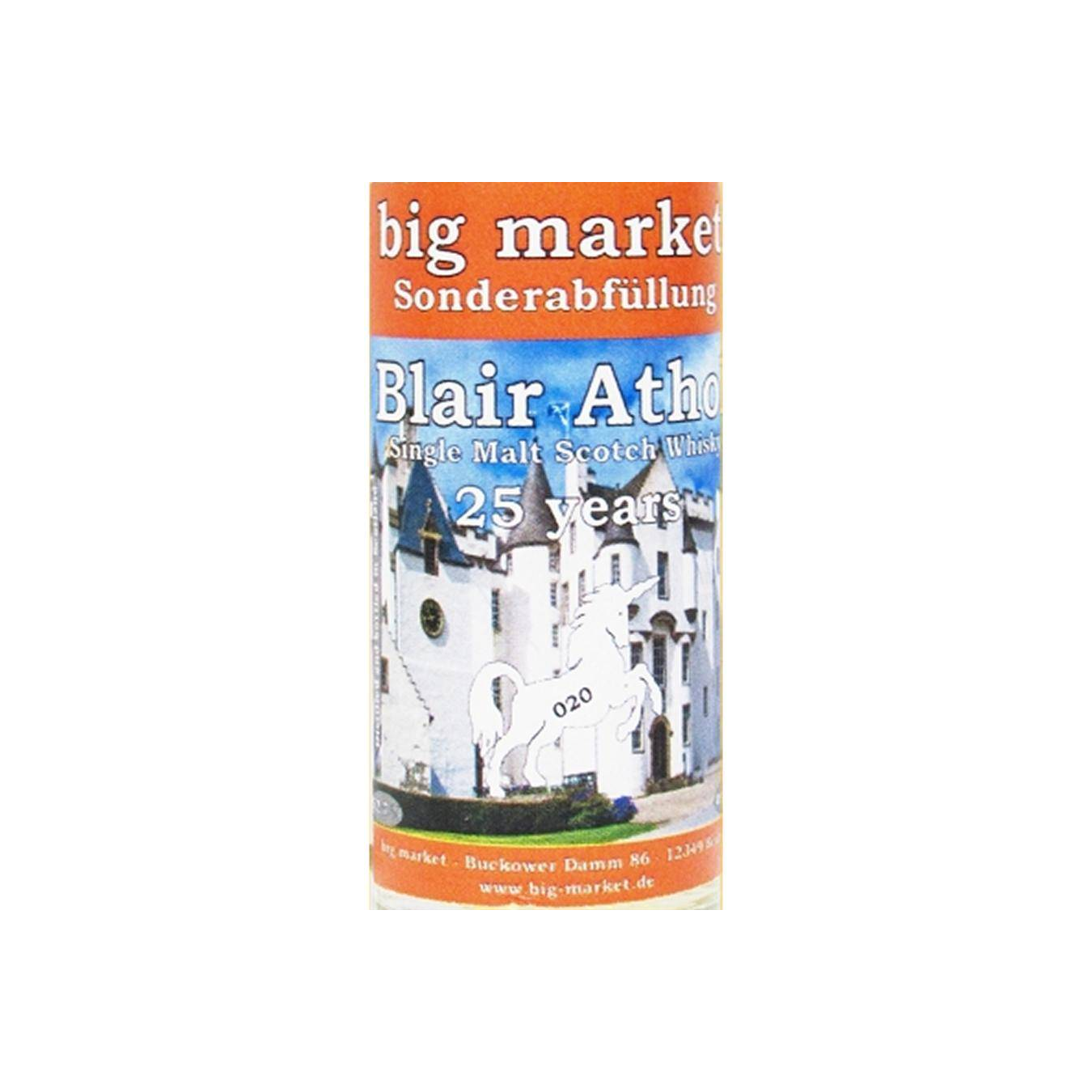 Blair Athol 1991 25 Years Single Malt Whisky