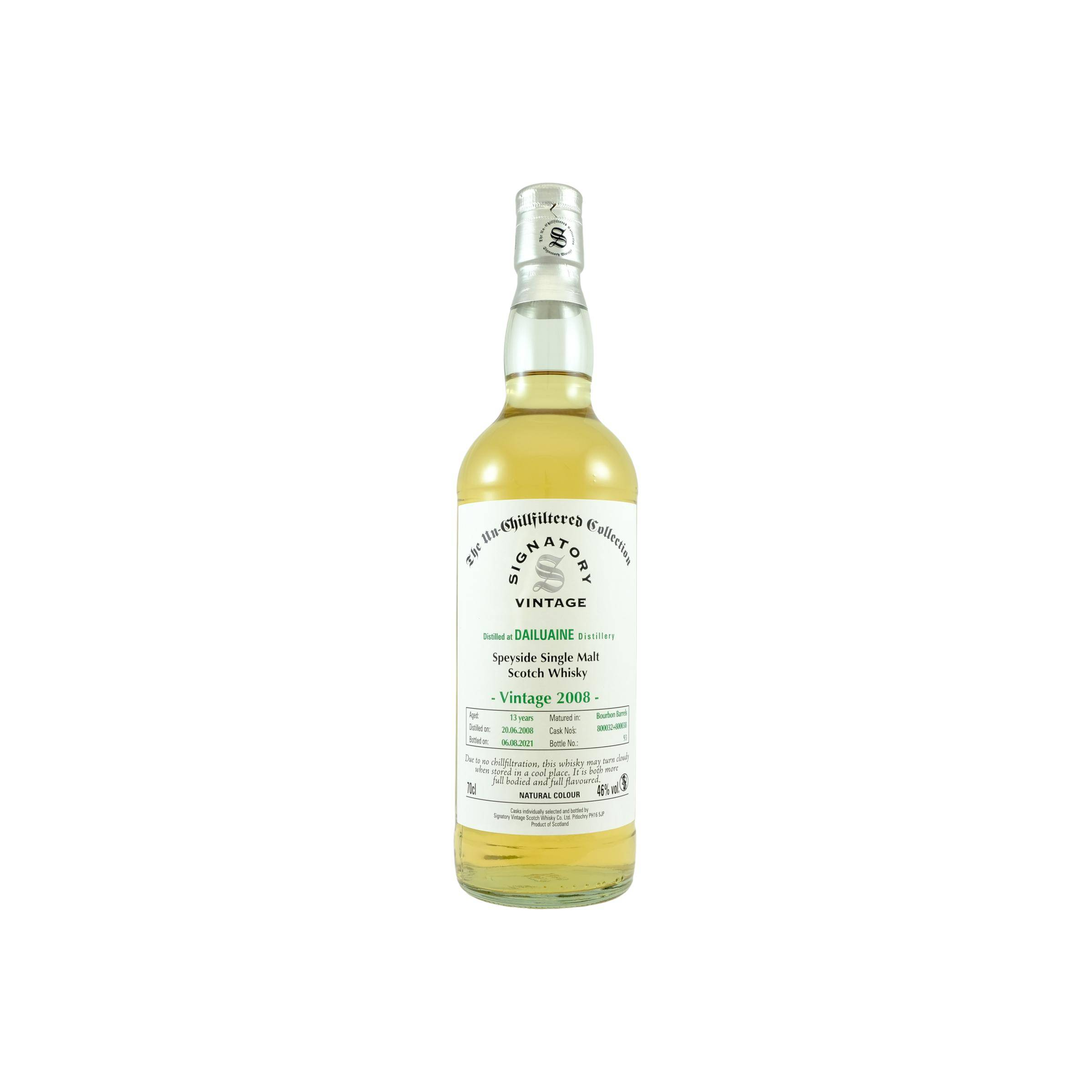 Dailuaine The Un-Chillfiltered Collection 2008 13 Years Single Malt Whisky