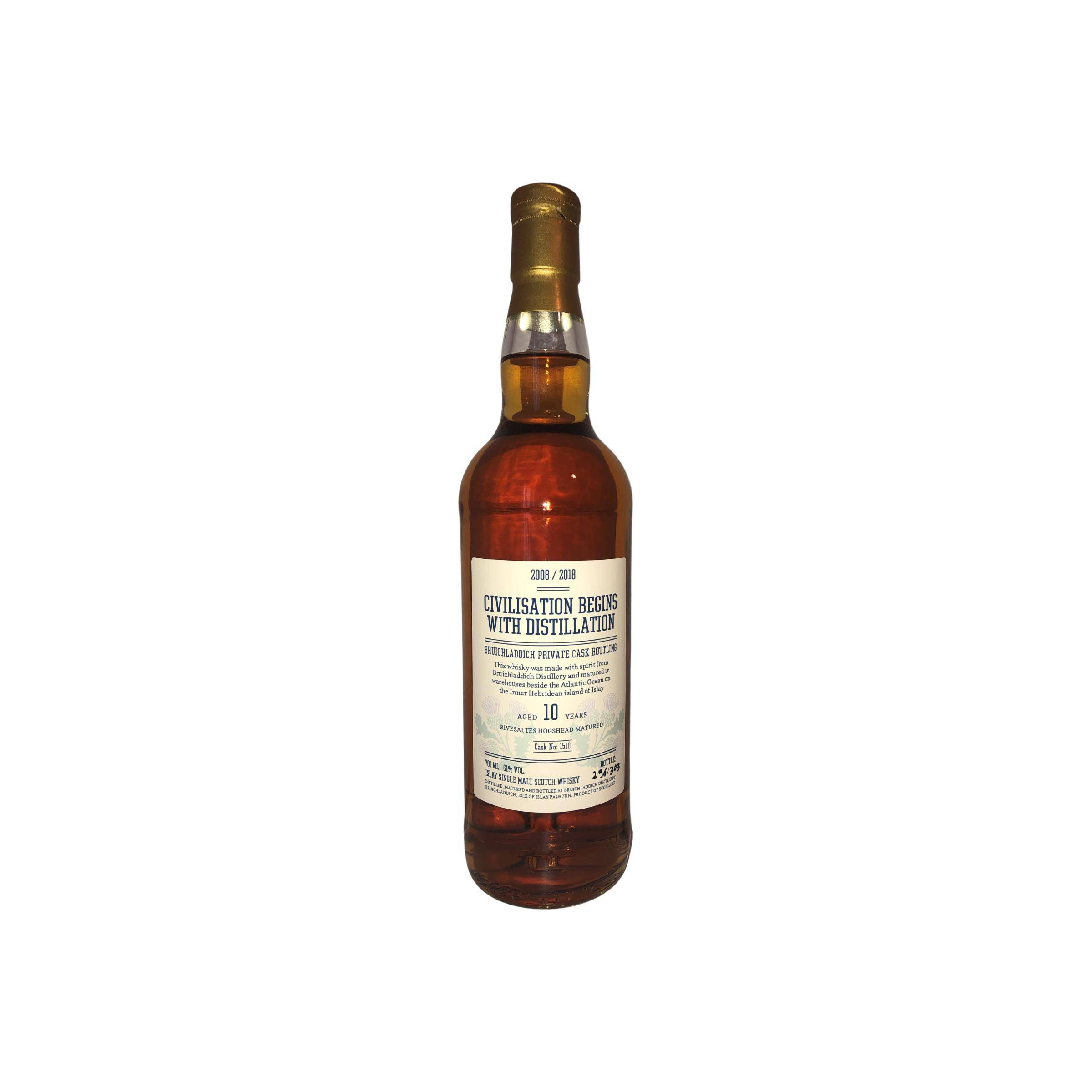 Bruichladdich 2008 10 Years Single Malt Whisky