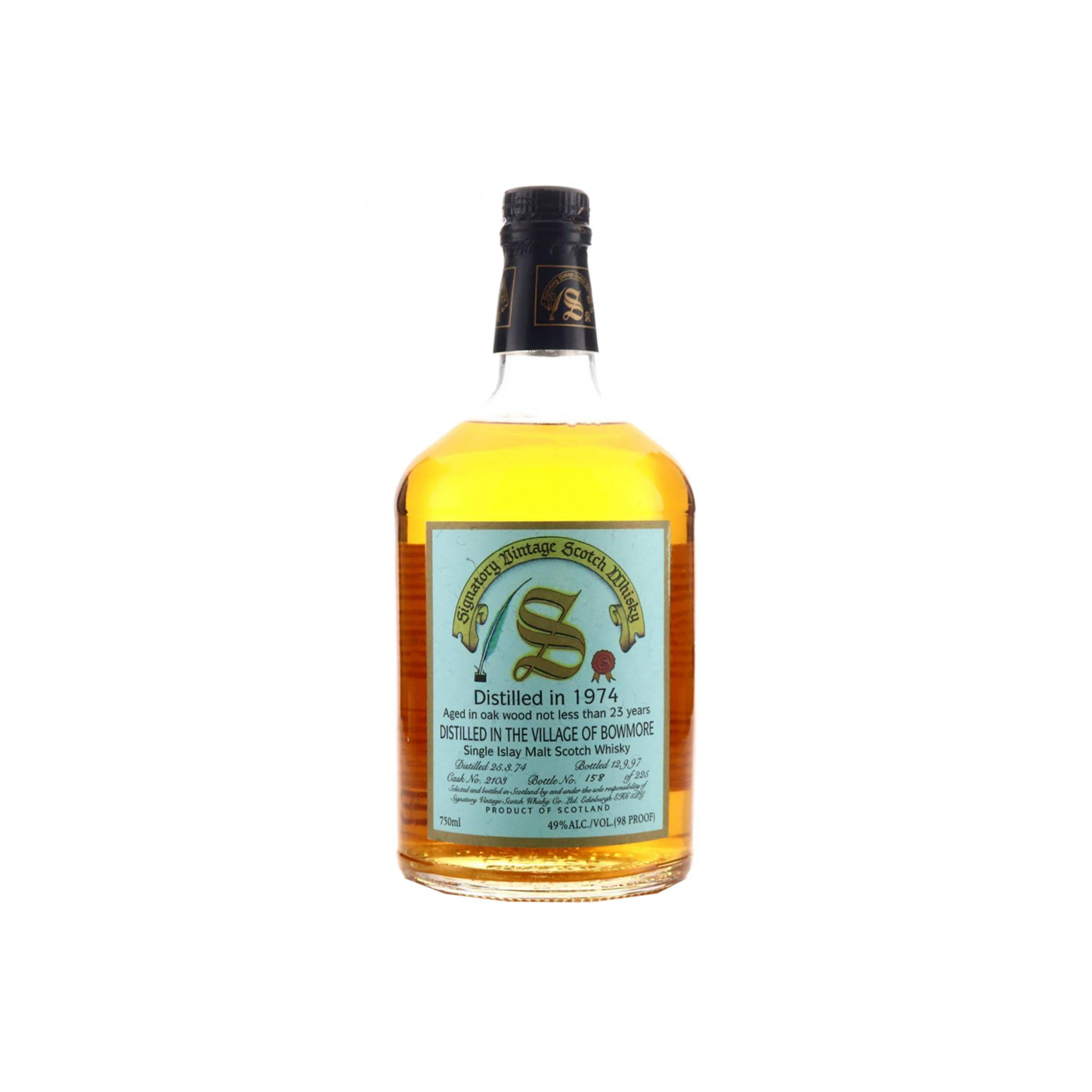 Bowmore Vintage Collection - Dumpy 1974 23 Years Single Malt Whisky
