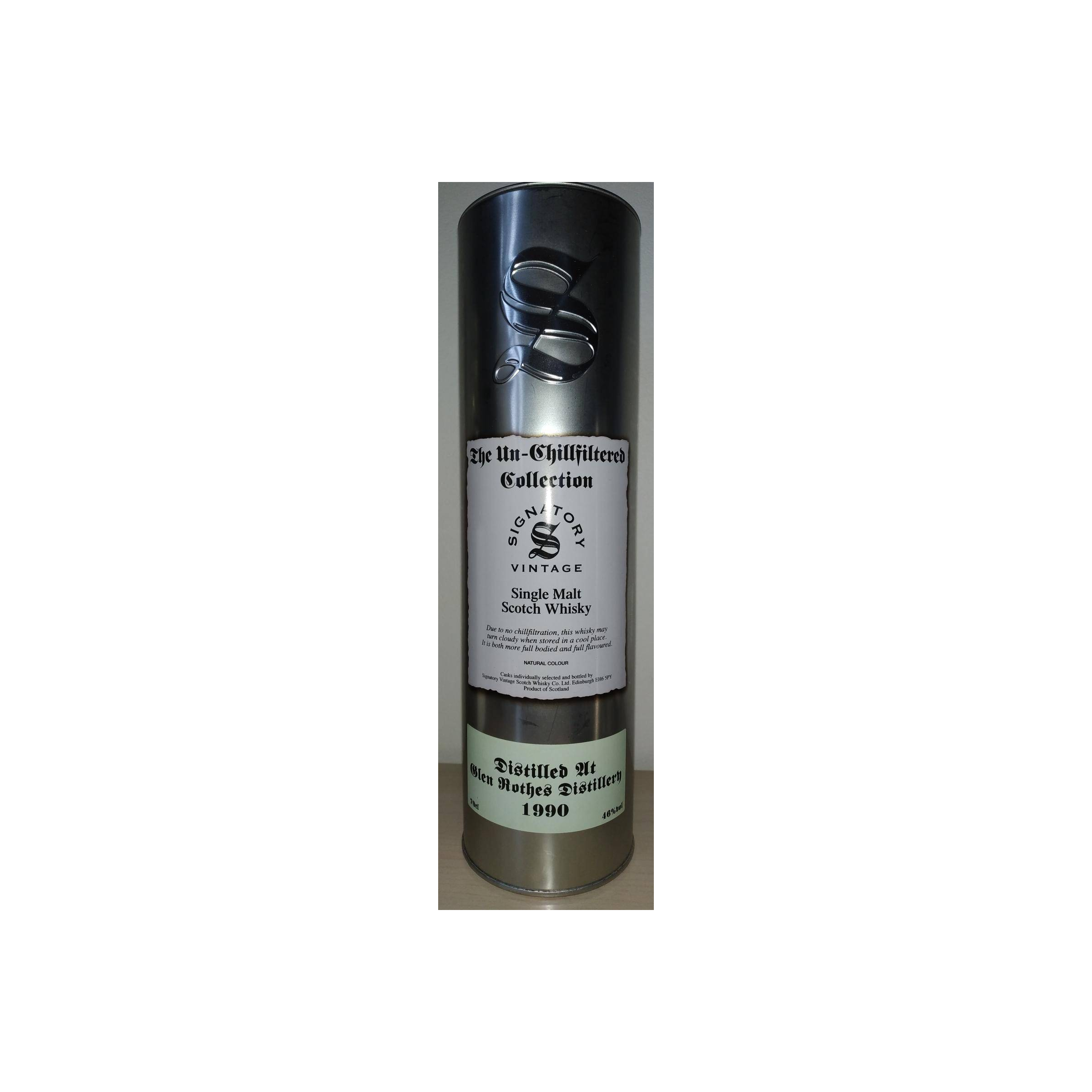 The Glenrothes The Un-Chillfiltered Collection 1990 15 Years Single Malt Whisky 2