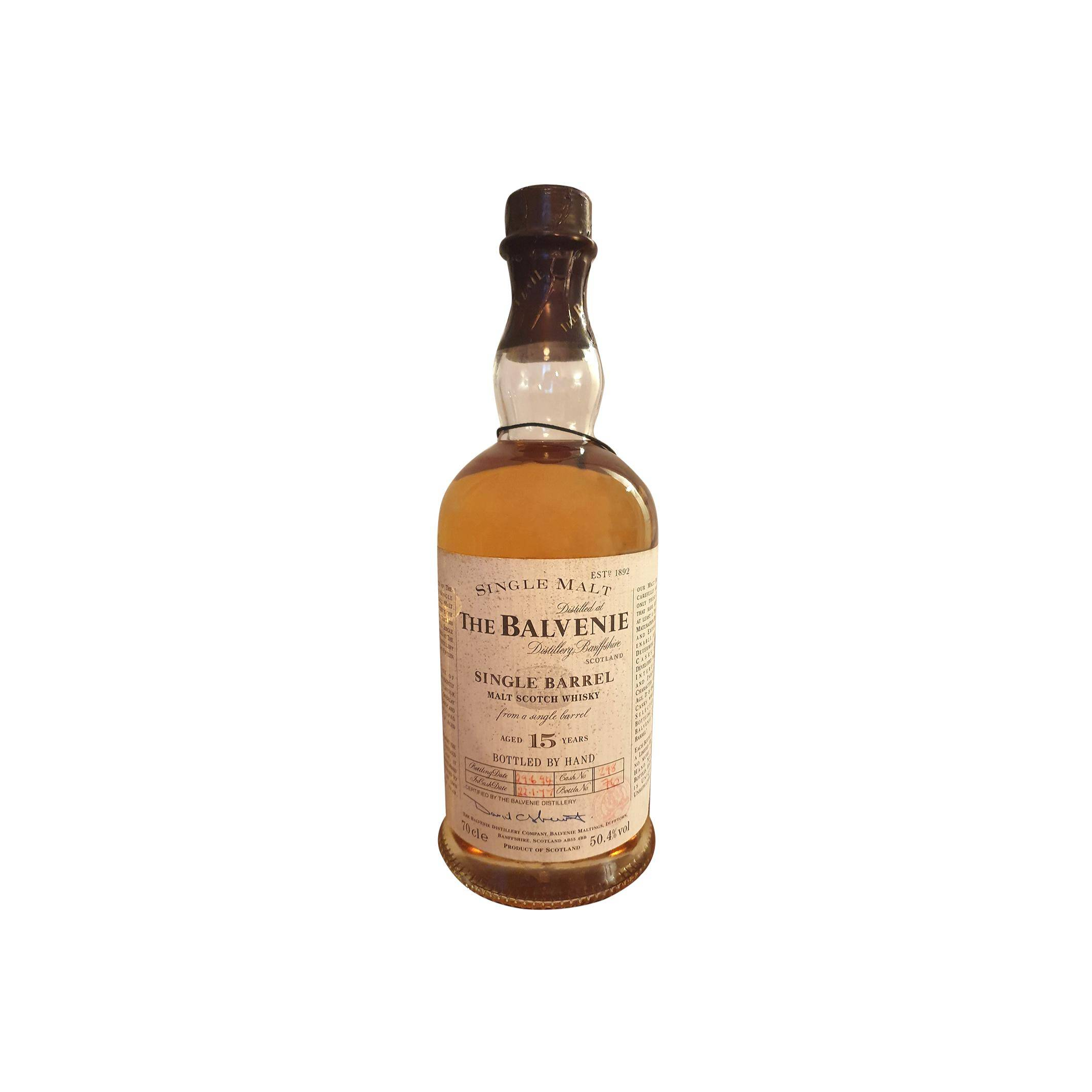 The Balvenie Single Cask 1977 15 Years Single Malt Whisky