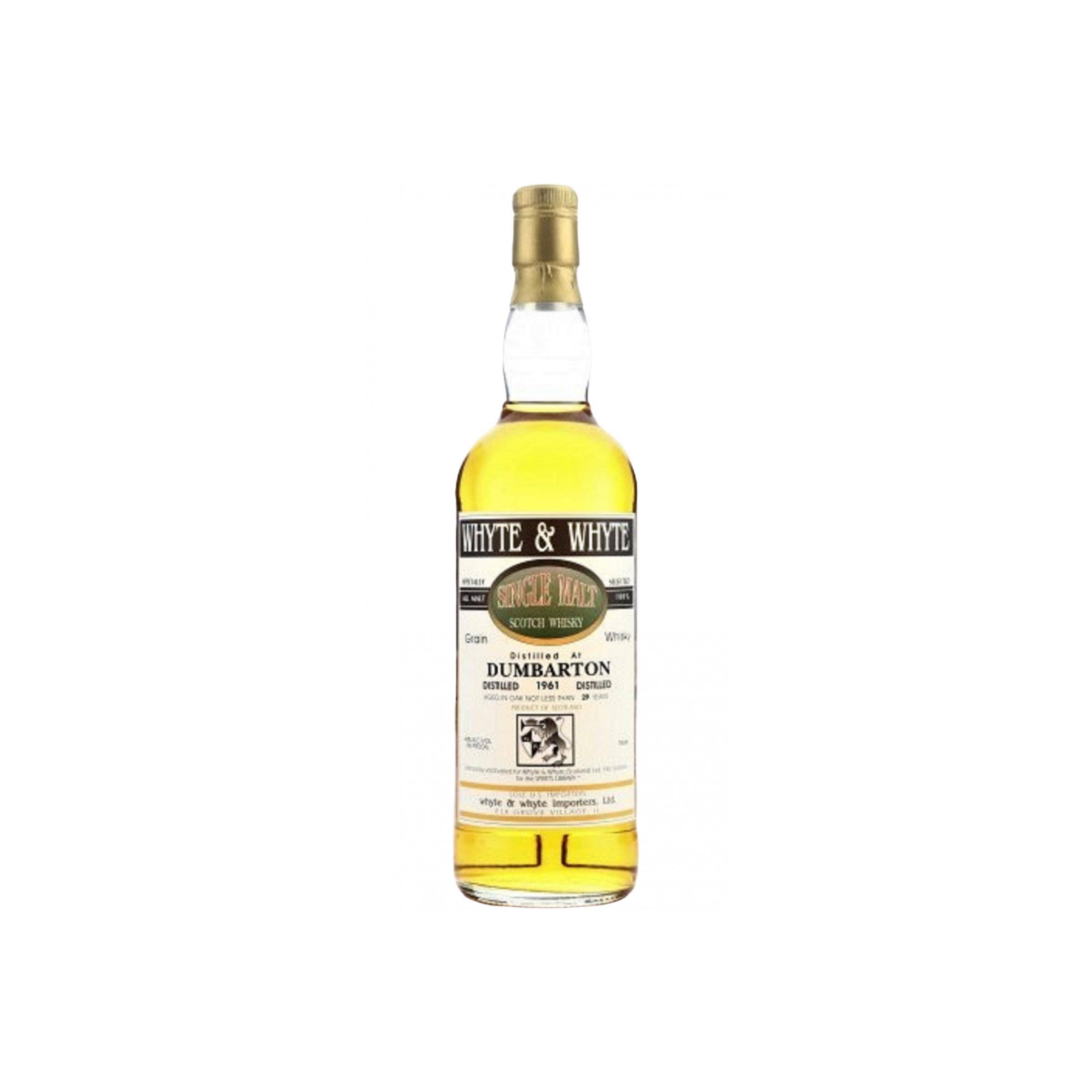 Dumbarton 1961 29 Years Single Grain Whisky