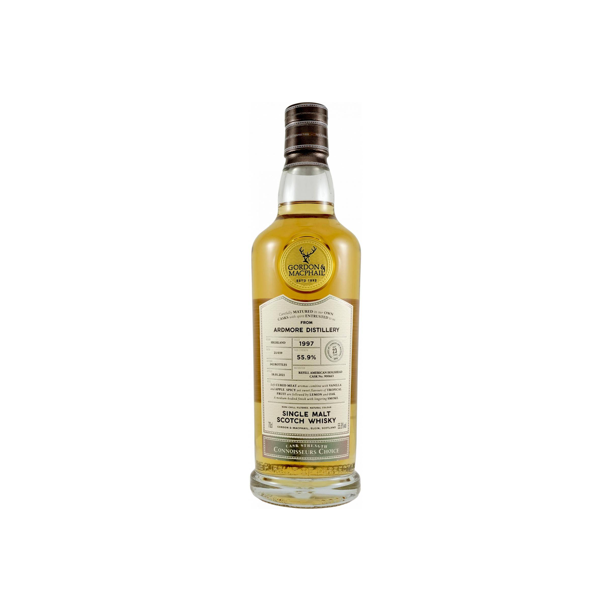Ardmore Connoisseurs Choice - Cask Strength 1997 23 Years Single Malt Whisky