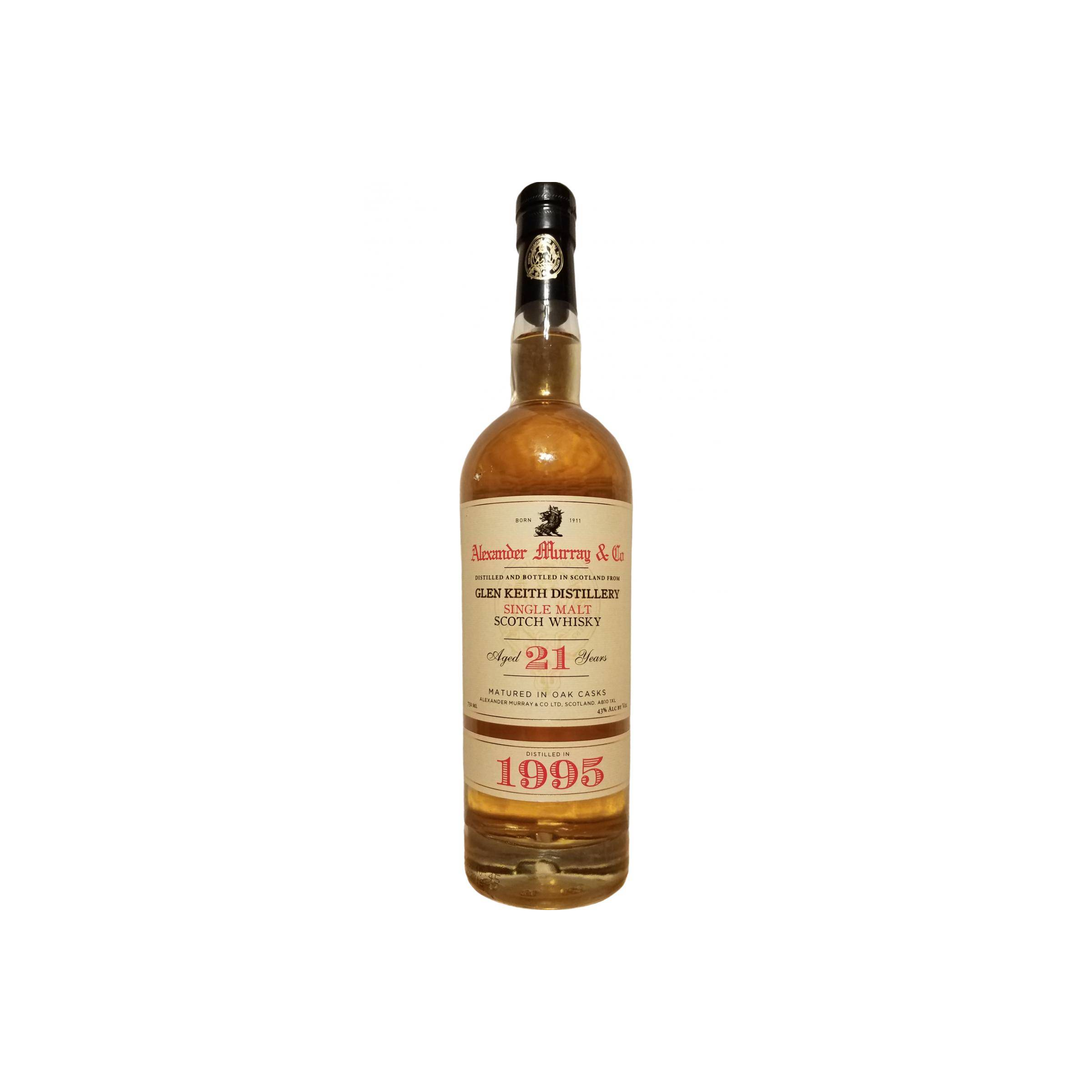 Glen Keith 1995 21 Years Single Malt Whisky
