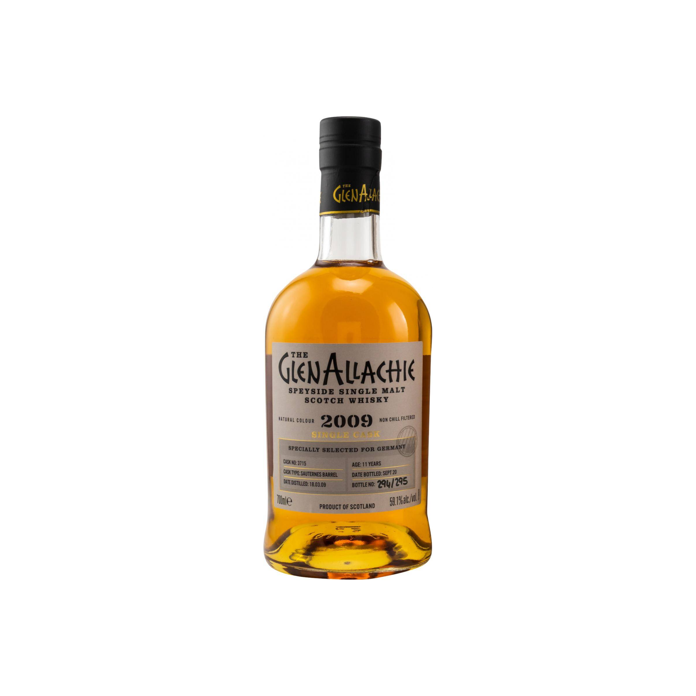The GlenAllachie Single Cask 2009 11 Years Single Malt Whisky