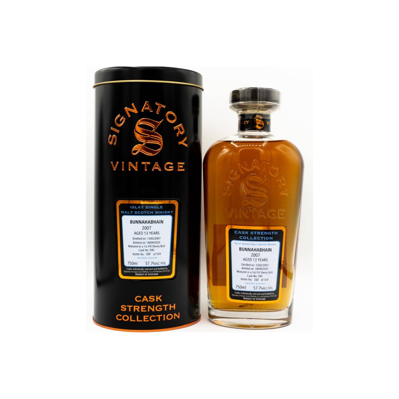 Bunnahabhain Cask Strength Collection 2007 13 Years Single Malt Whisky