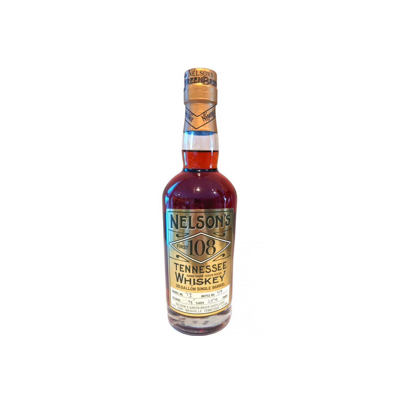 Nelson's First 108 Tennessee Whiskey 2