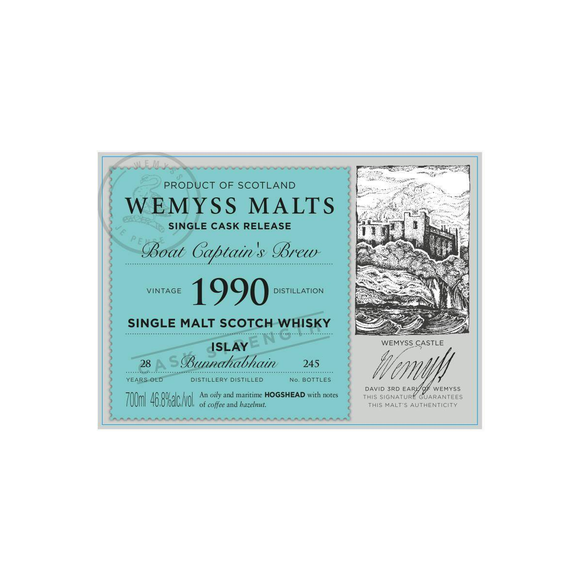 Bunnahabhain 1990 28 Years Single Malt Whisky