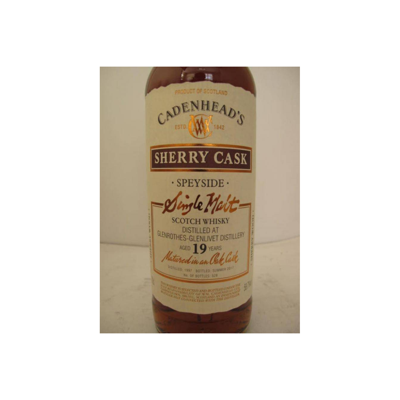 The Glenrothes 1997 19 Years Single Malt Whisky 2