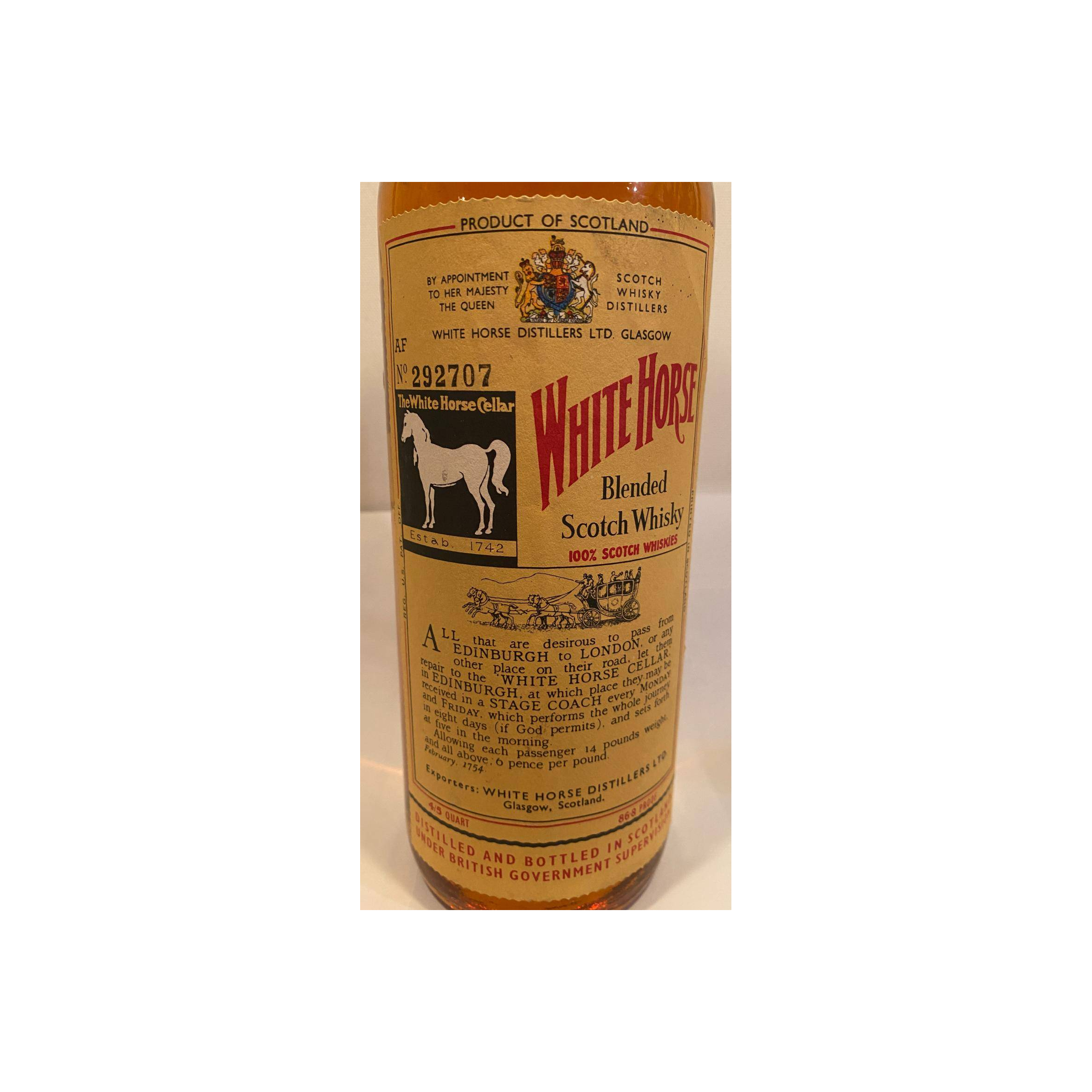 White Horse 1964 Blended Whisky 2
