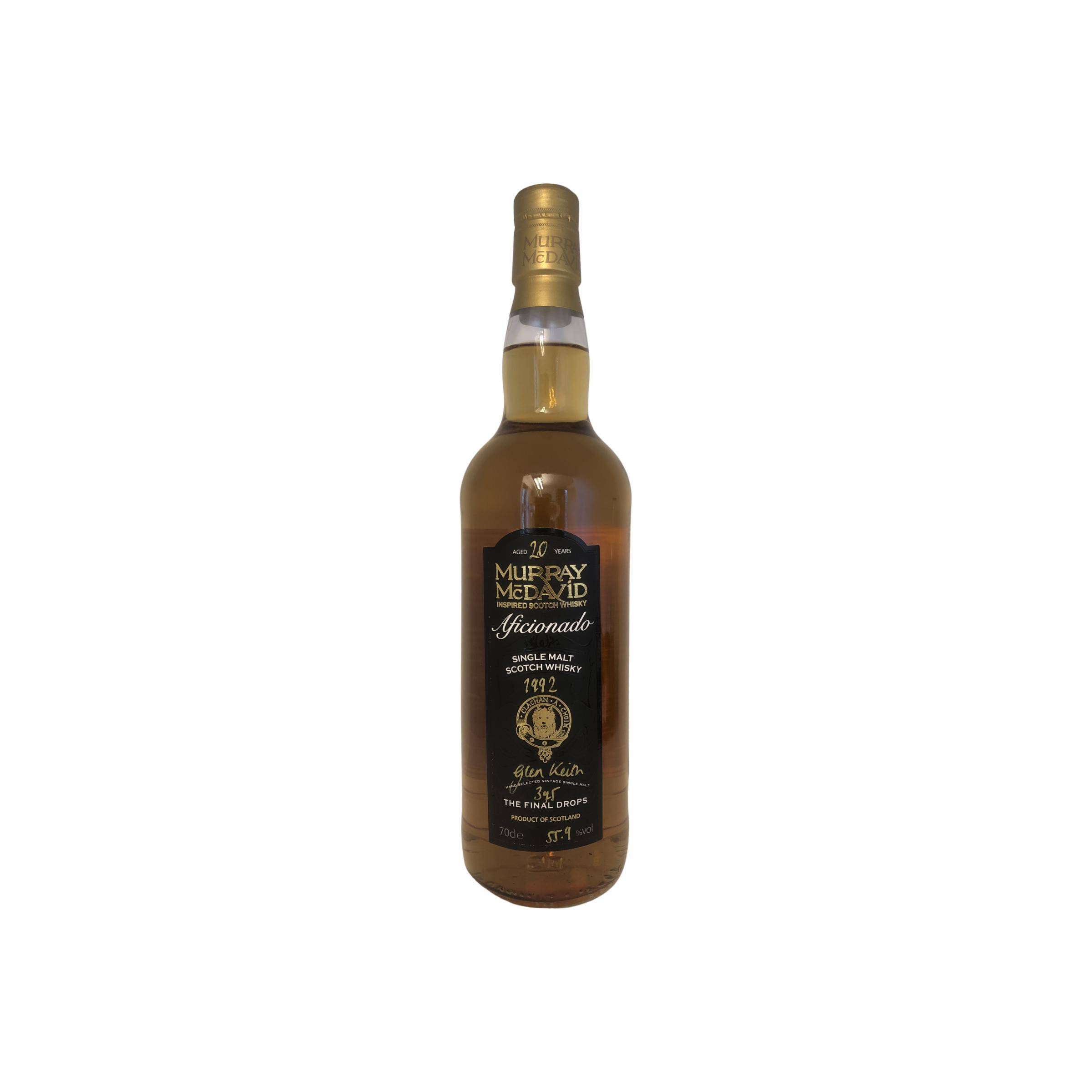 Glen Keith 1992 20 Years Single Malt Whisky