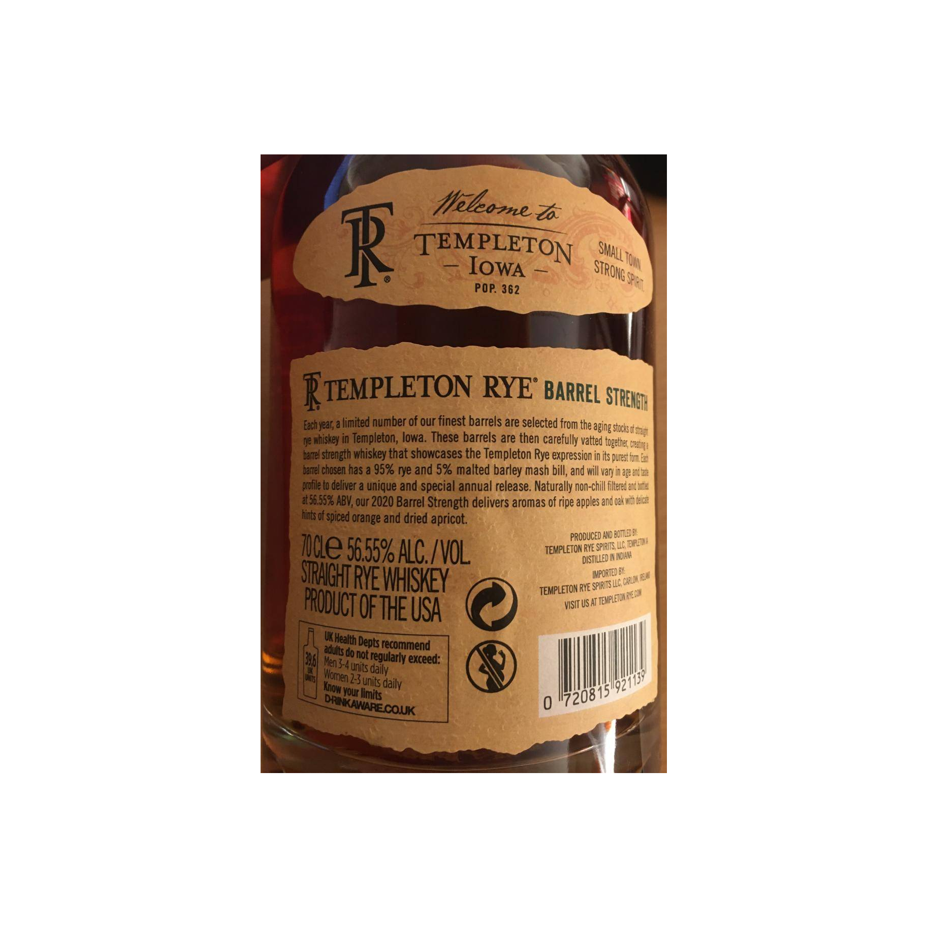 Templeton Rye Whisky 3