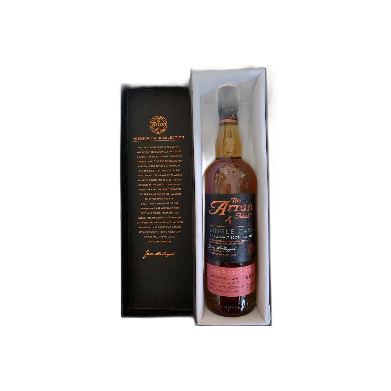 Arran Single Cask 1998 17 Years Single Malt Whisky 3