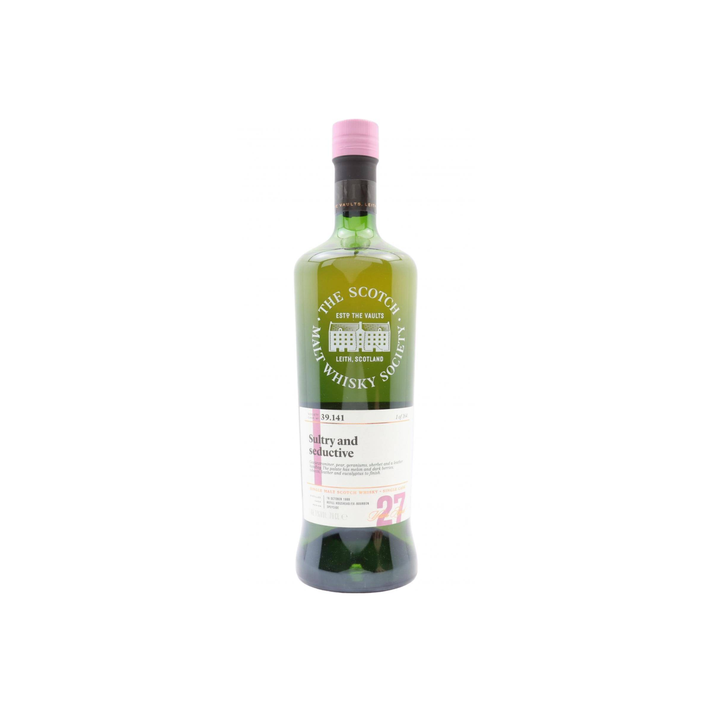 The Scotch Malt Whisky Society 1989 27 Years Single Malt Whisky