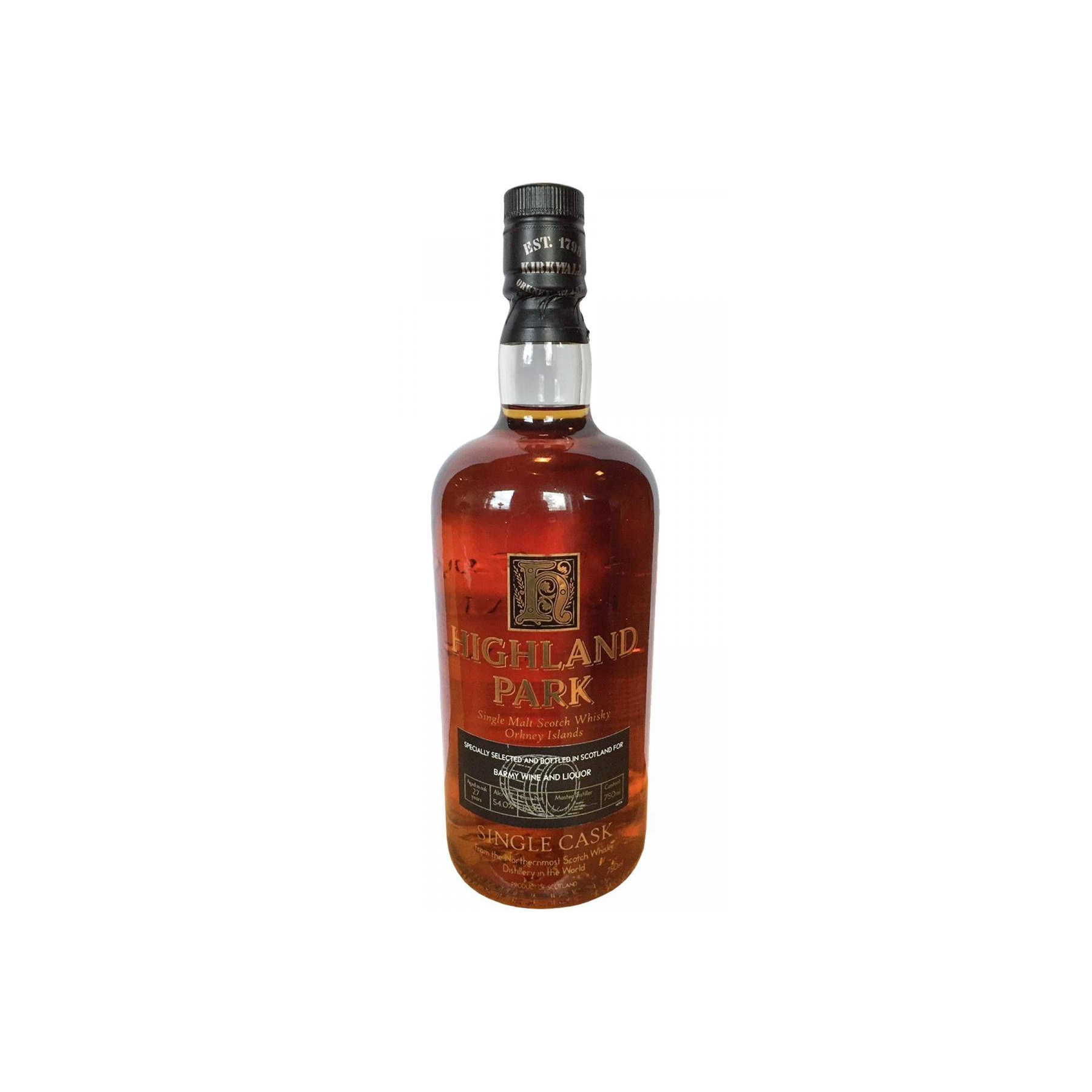 Highland Park Single Cask 1977 27 Years Single Malt Whisky
