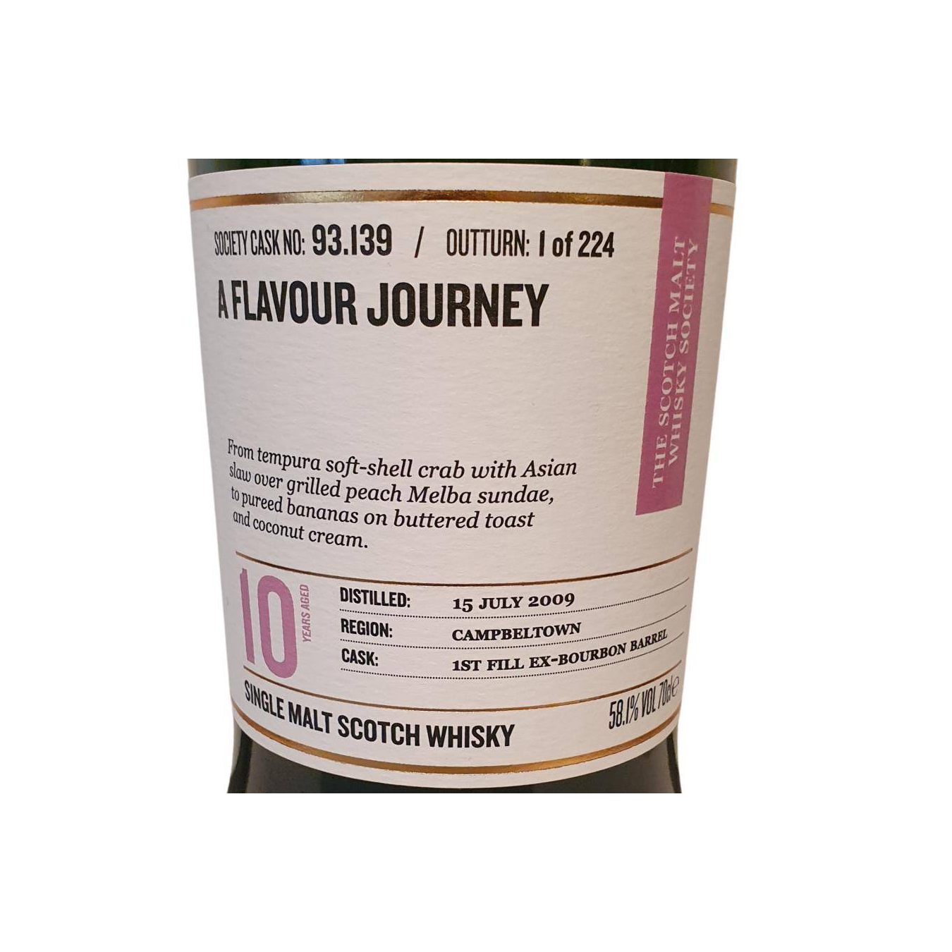 The Scotch Malt Whisky Society 2009 10 Years Single Malt Whisky