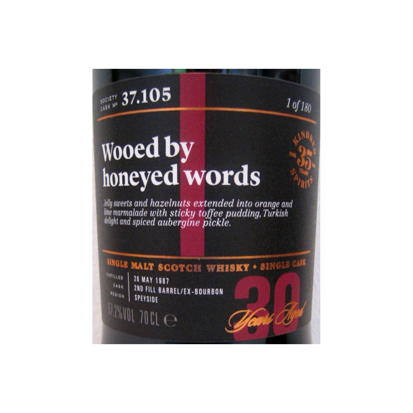 The Scotch Malt Whisky Society 1987 30 Years Single Malt Whisky 2