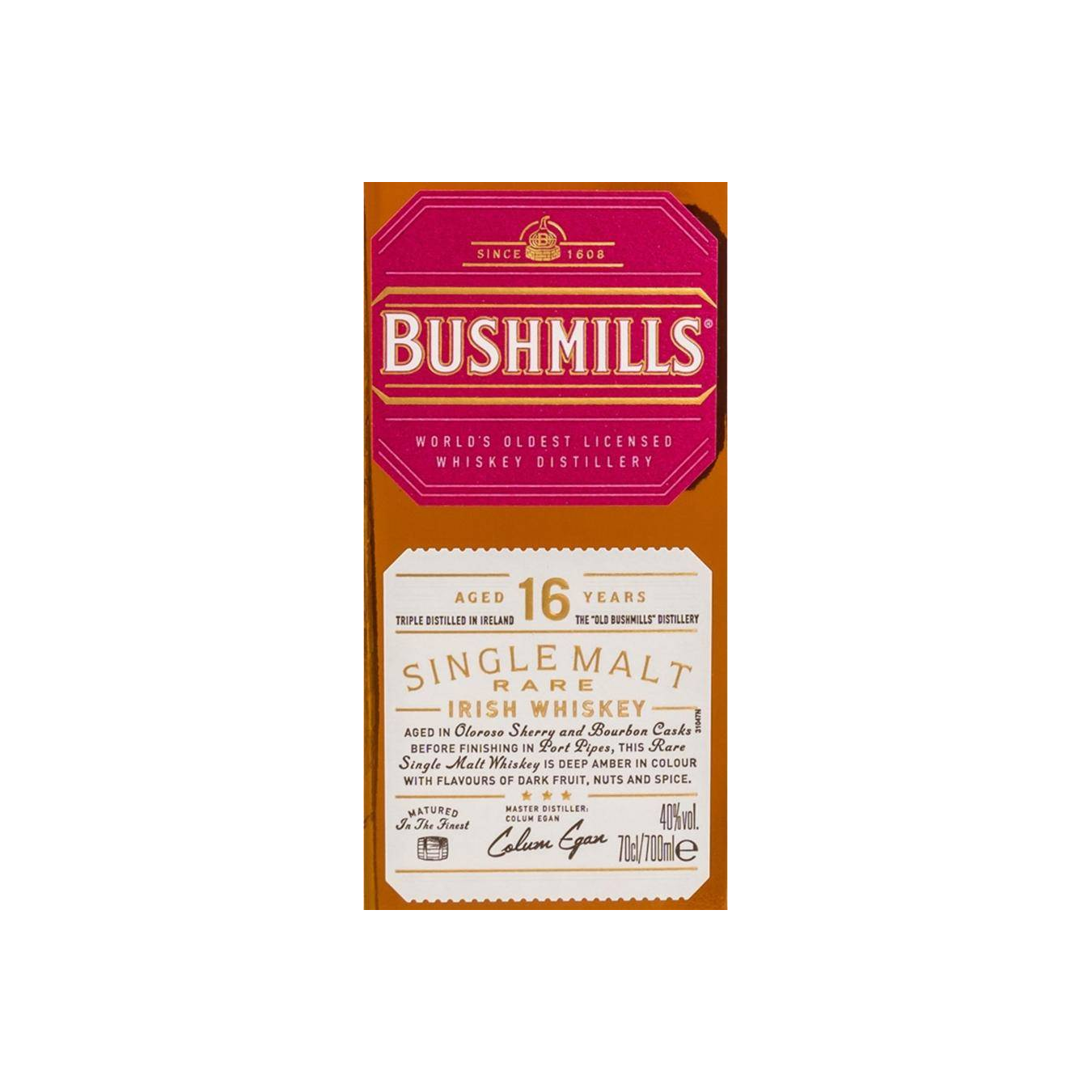 Bushmills 16 Years Single Malt Whisky 3