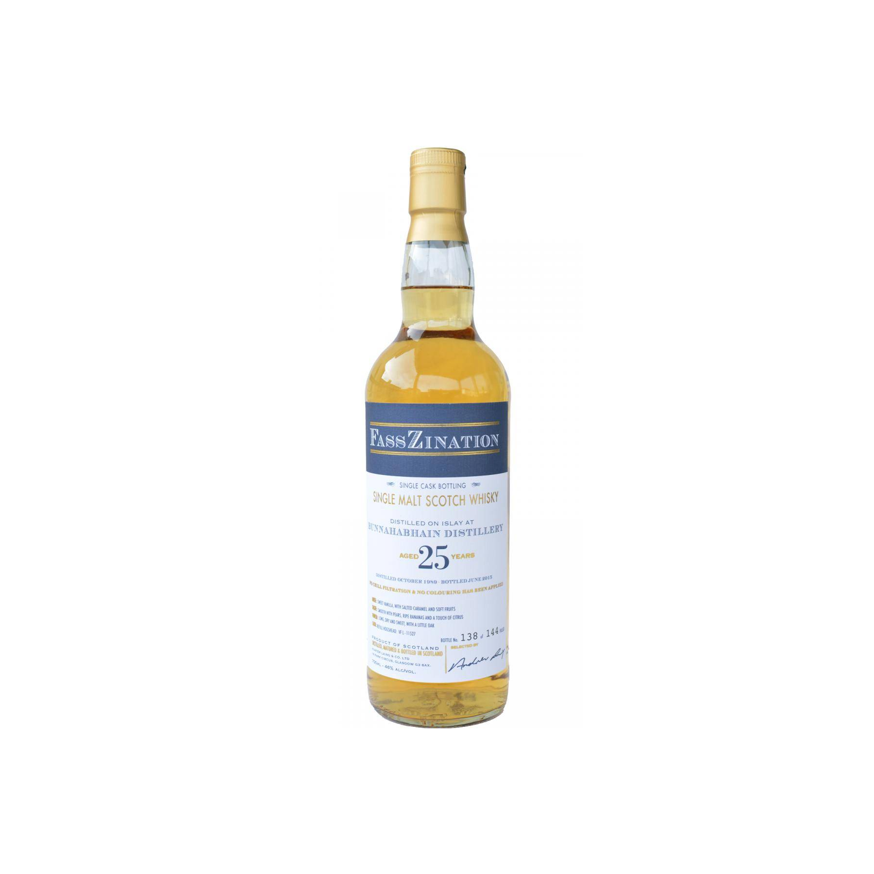 Bunnahabhain 1989 25 Years Single Malt Whisky