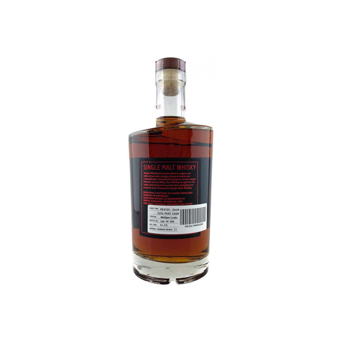 Adams Tasmanian Single Malt Whisky 2