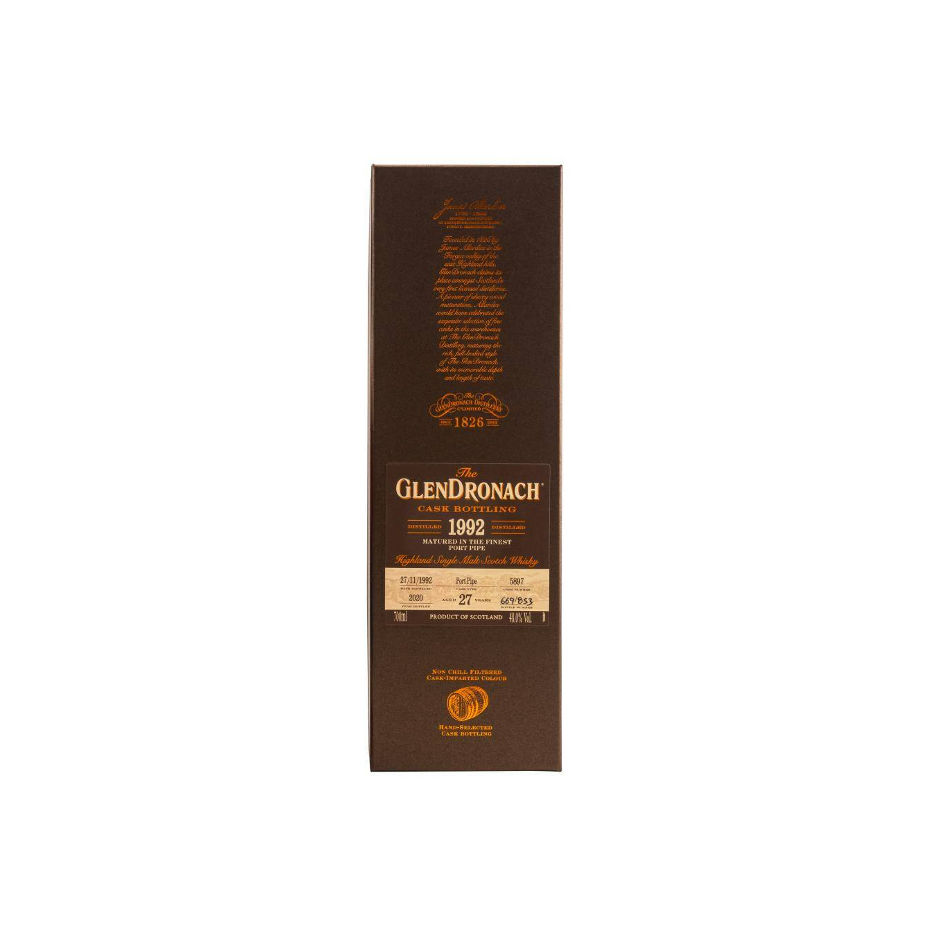 GlenDronach 1992 27 Years Single Malt Whisky 3