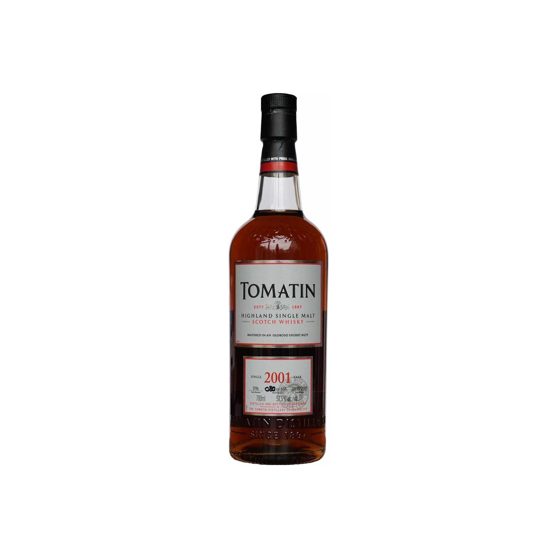 Tomatin Single Cask 2001 14 Years Single Malt Whisky