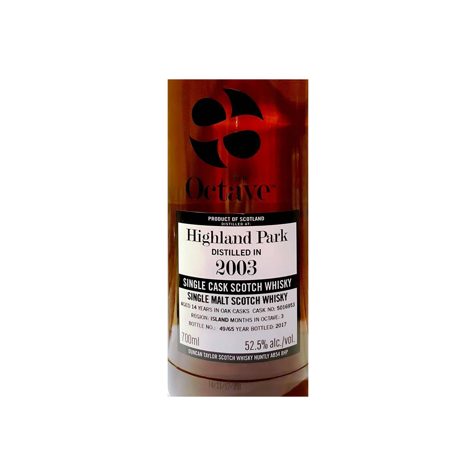 Highland Park The Octave 2003 14 Years Single Malt Whisky 2