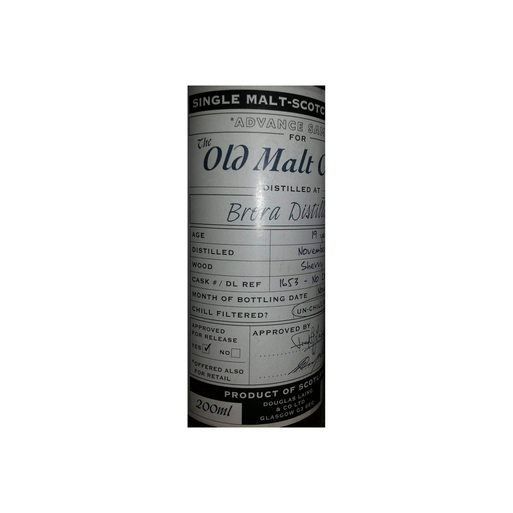 Brora 1982 19 Years Single Malt Whisky 3