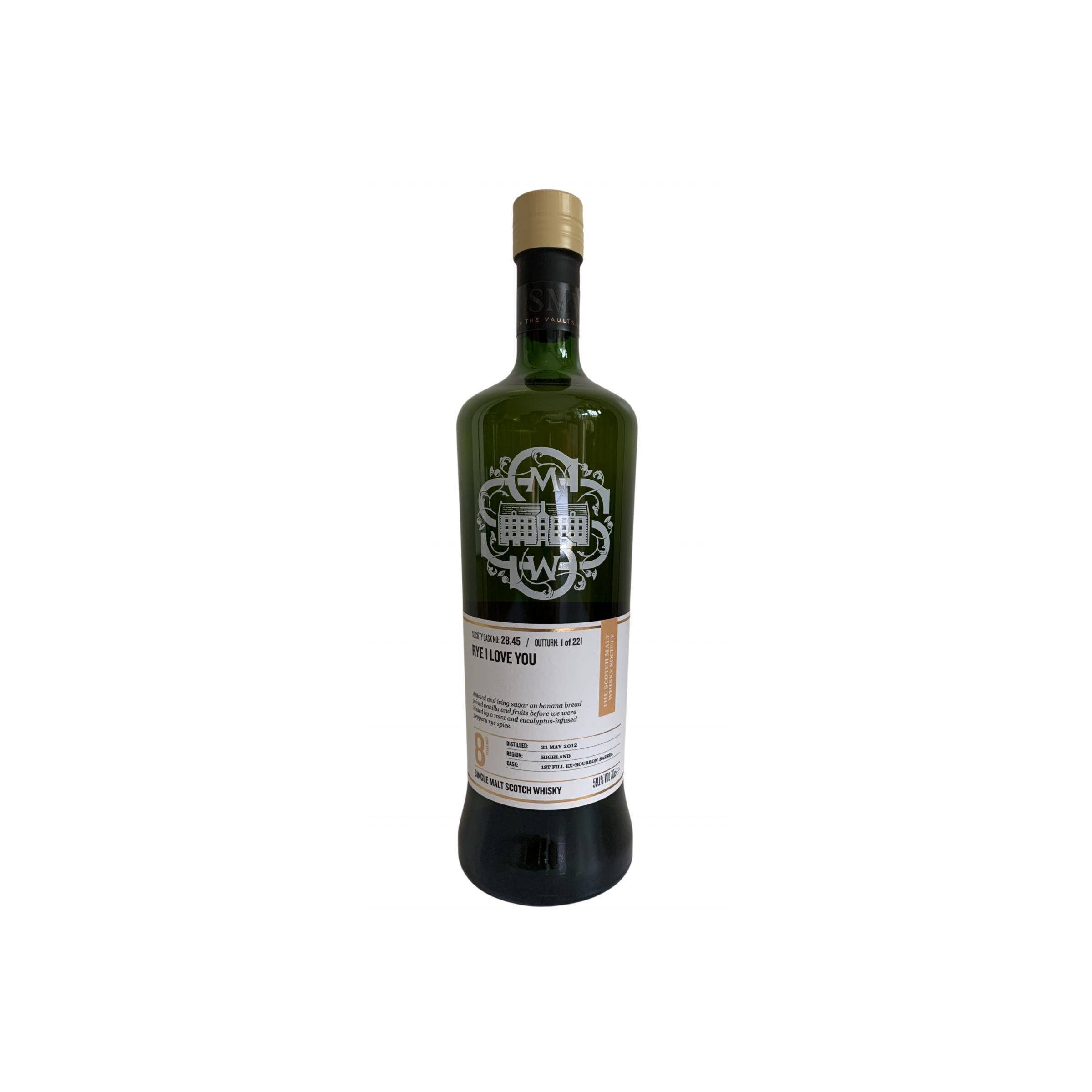 The Scotch Malt Whisky Society 2012 8 Years Single Malt Whisky