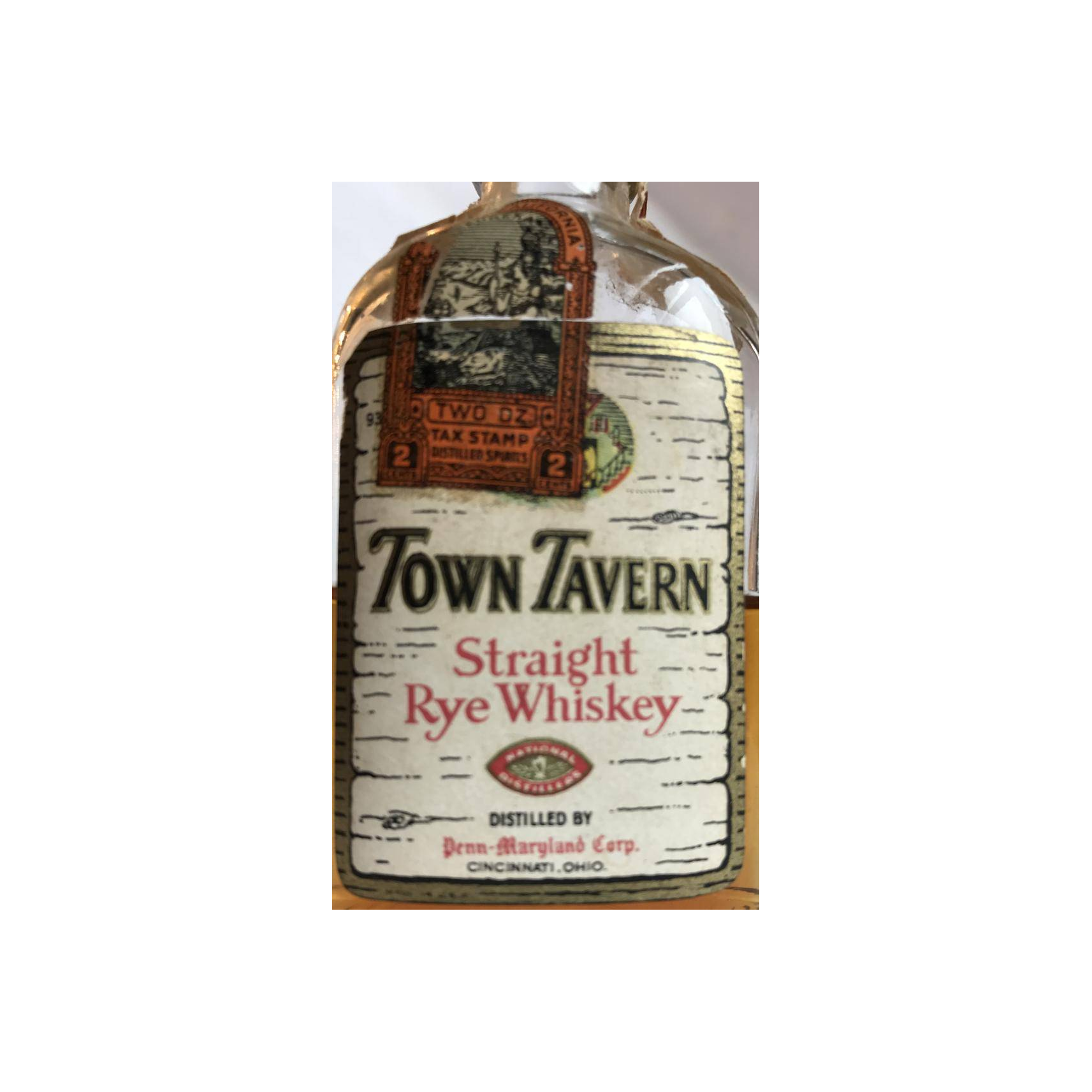 Town Tavern Straight Rye Whiskey