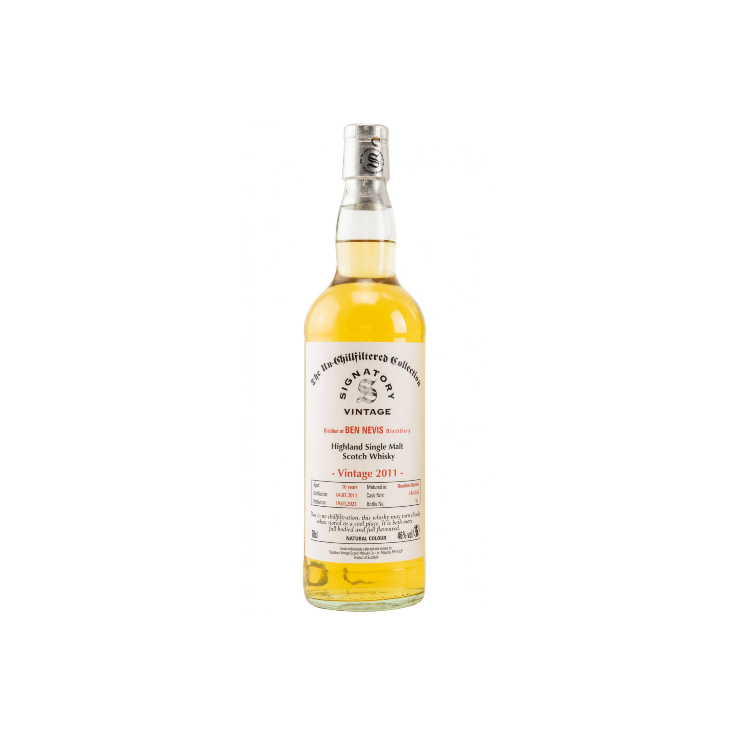 Ben Nevis The Un-Chillfiltered Collection 2011 10 Years Single Malt Whisky