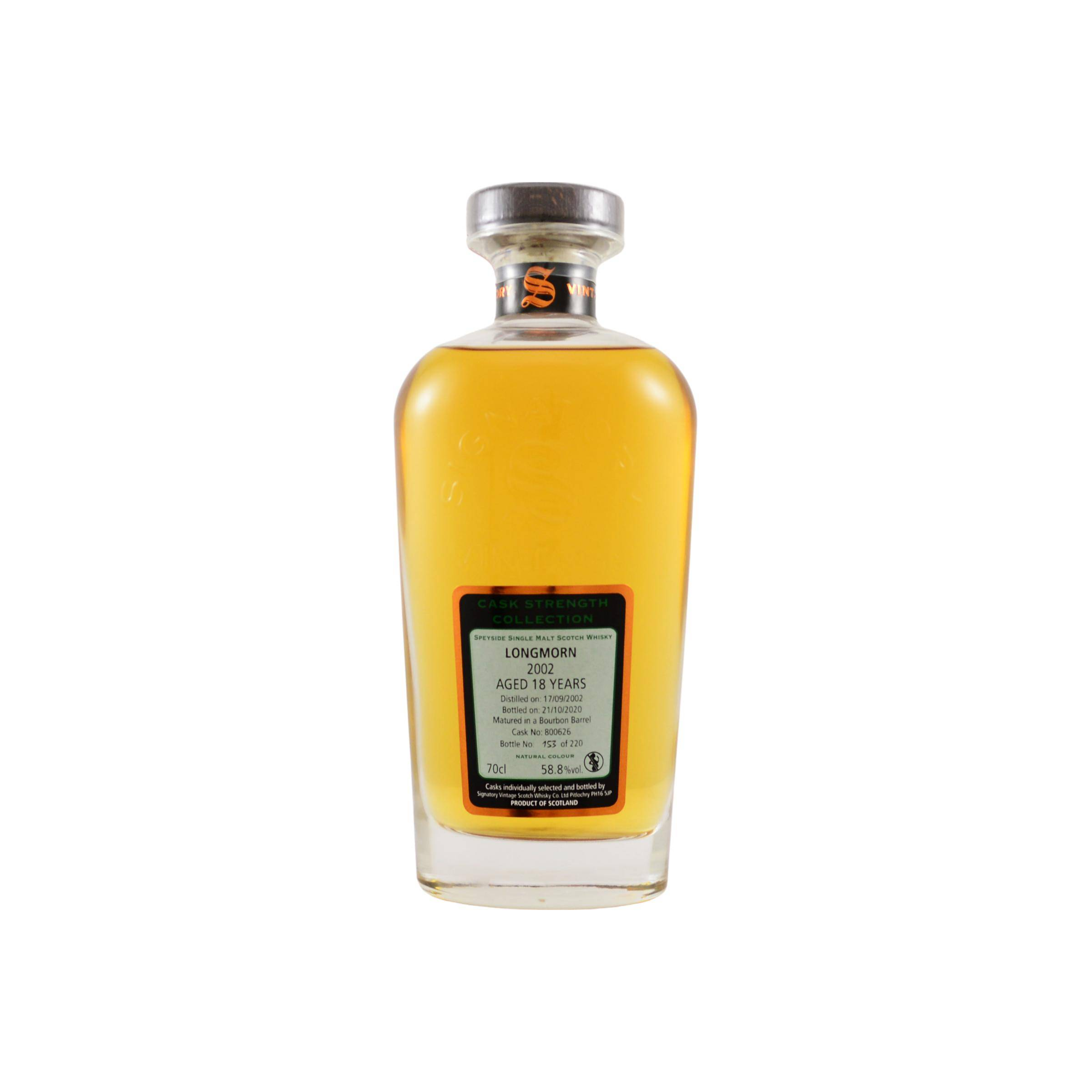 Longmorn Cask Strength Collection 2002 18 Years Single Malt Whisky
