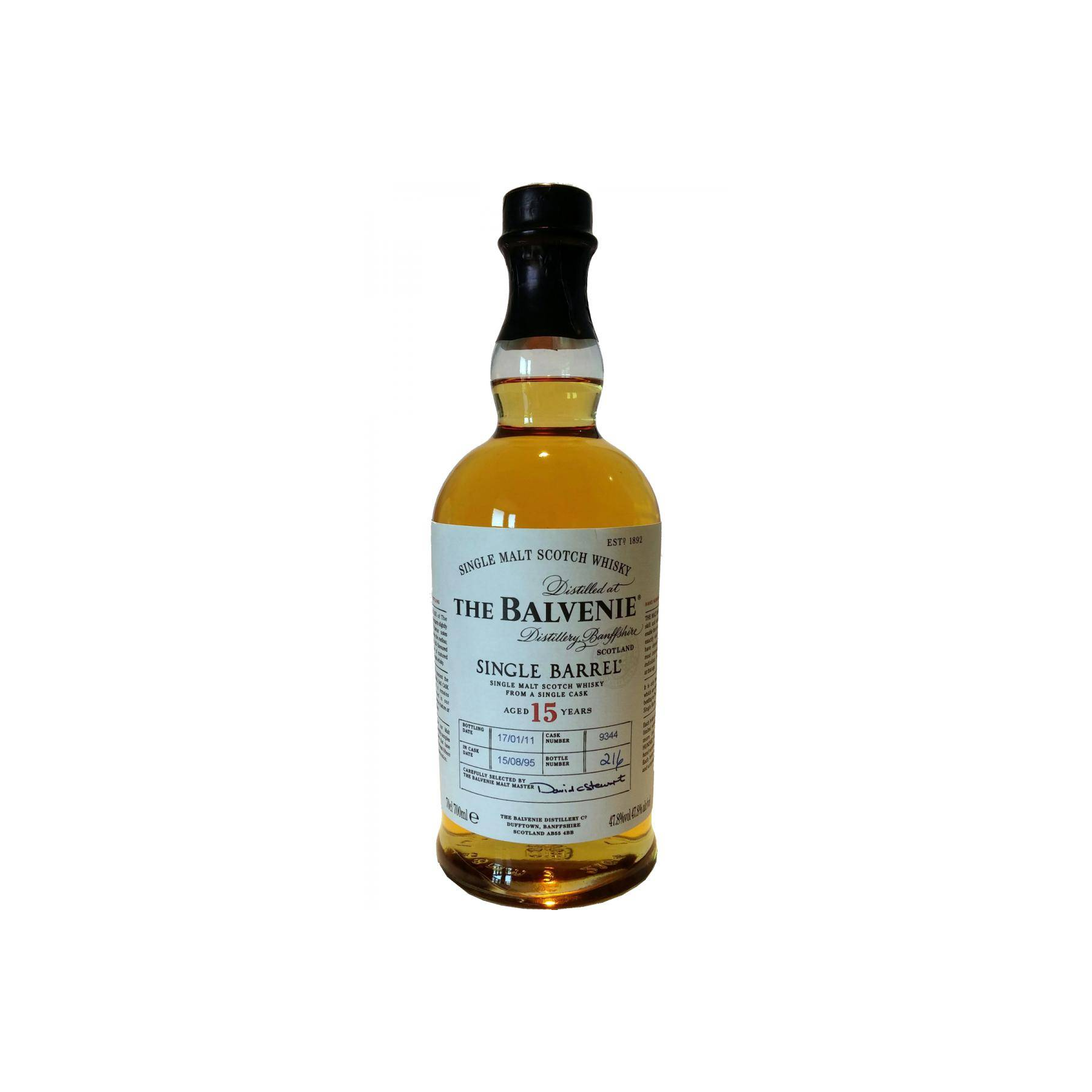 The Balvenie Single Cask 1995 15 Years Single Malt Whisky