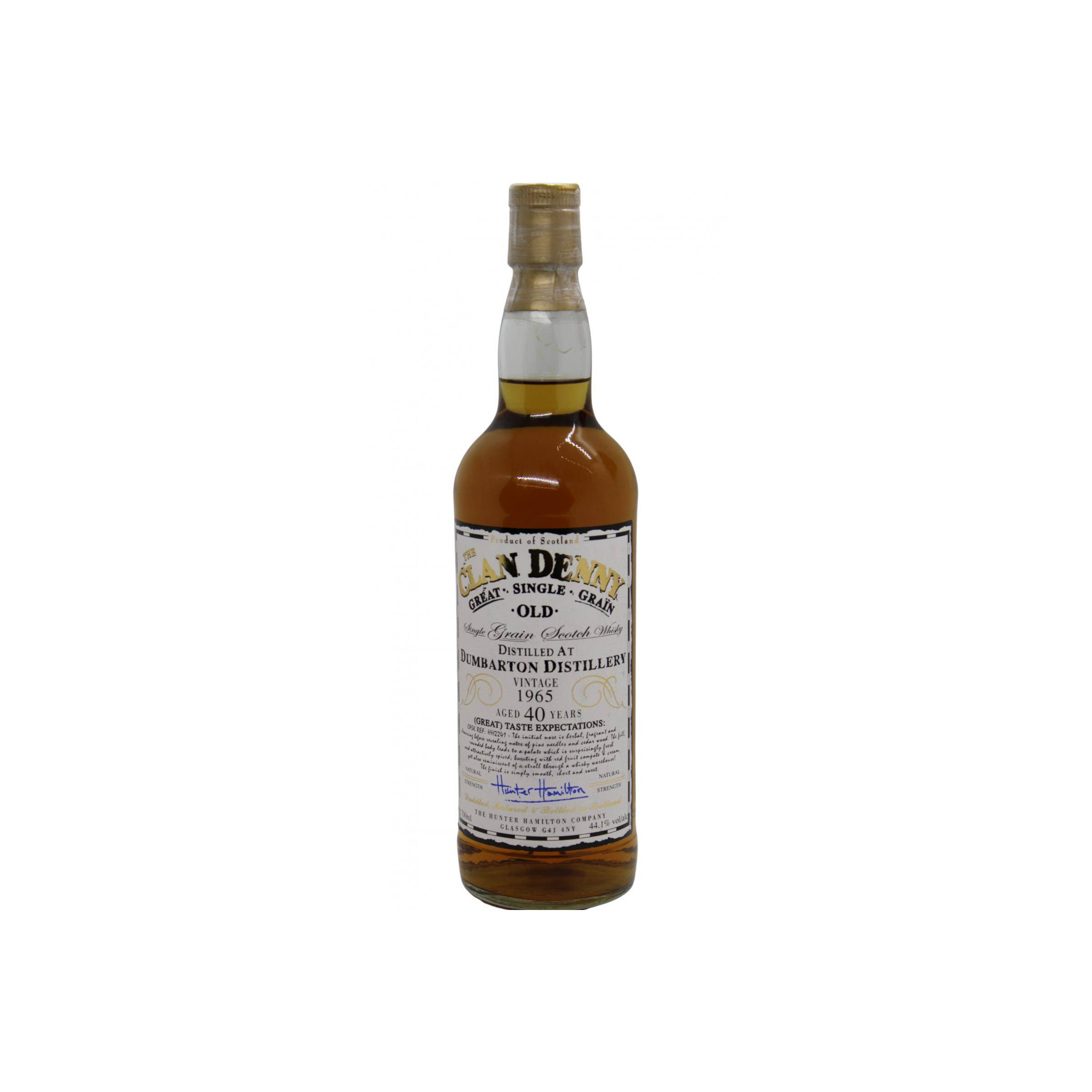 Dumbarton 1965 40 Years Single Grain Whisky