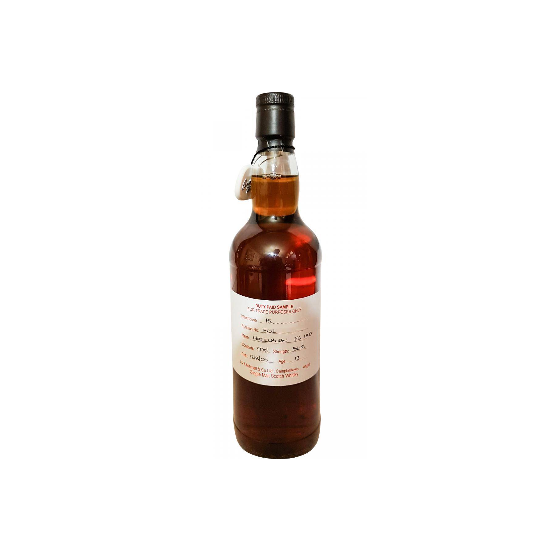 Hazelburn Duty Paid Sample - For Trade Purposes Only 2005 12 Years Single Malt Whisky