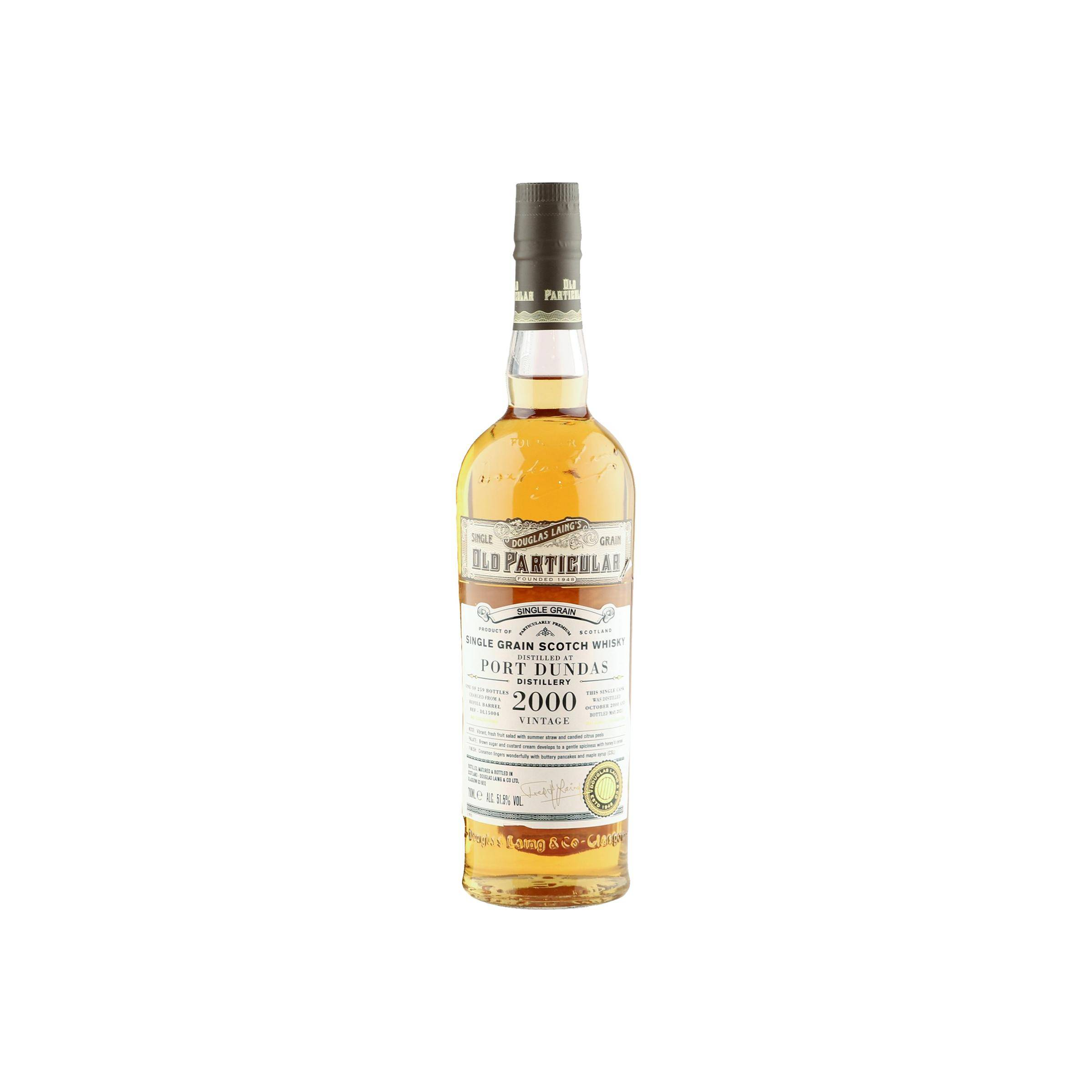 Port Dundas Old Particular 2000 20 Years Single Grain Whisky