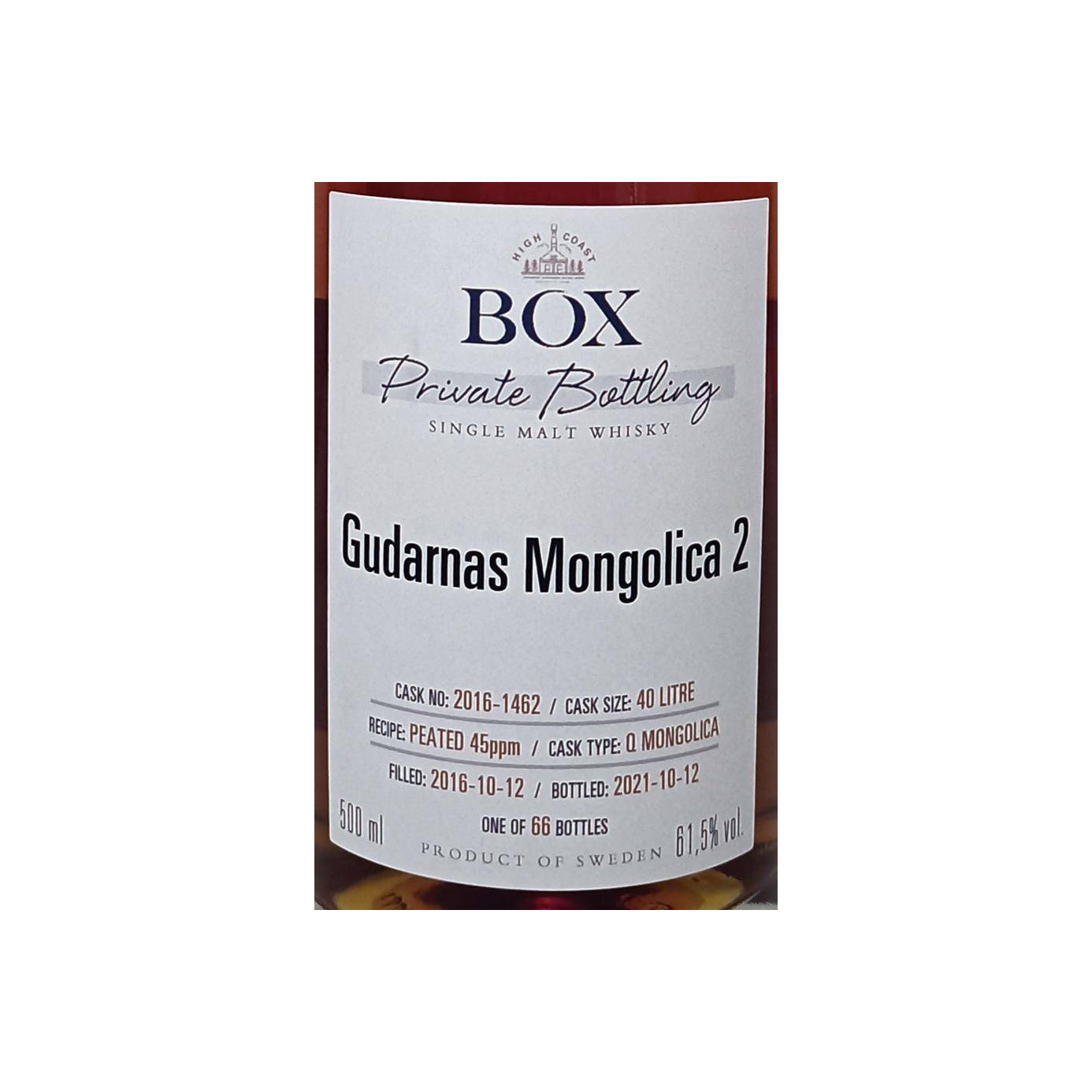 Compass Box Private Bottling 2016 5 Years Single Malt Whisky 2