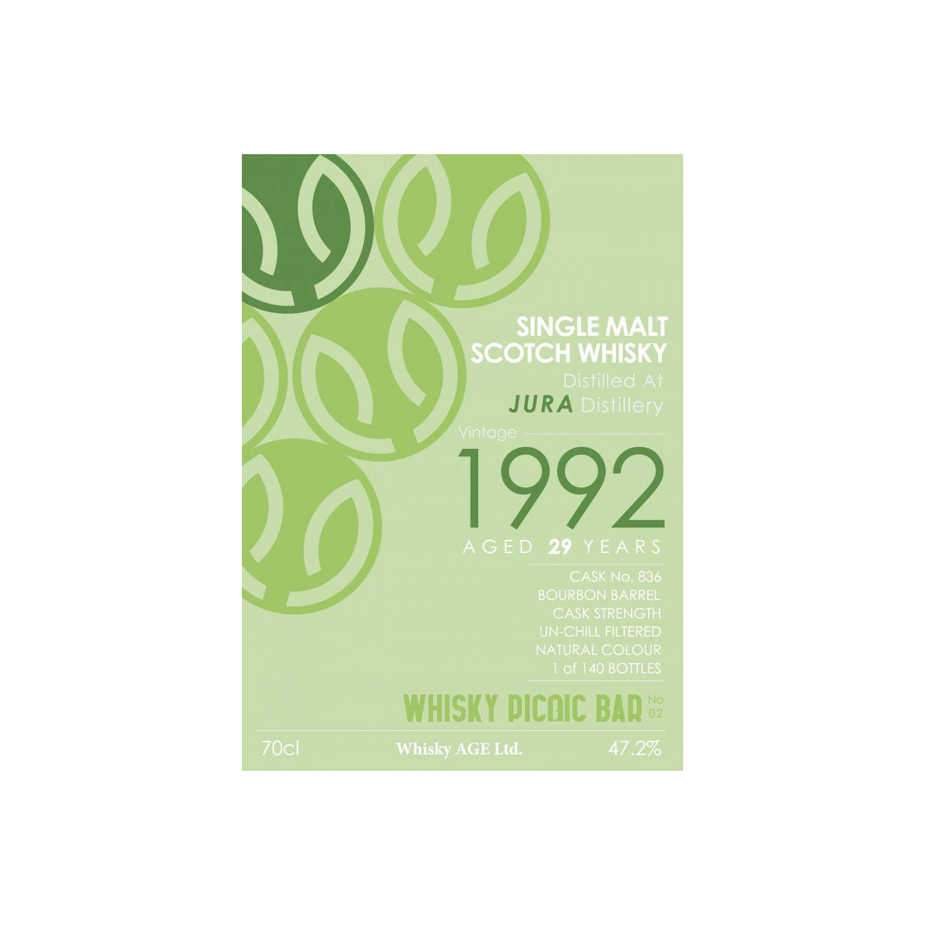 Jura 1992 29 Years Single Malt Whisky 2