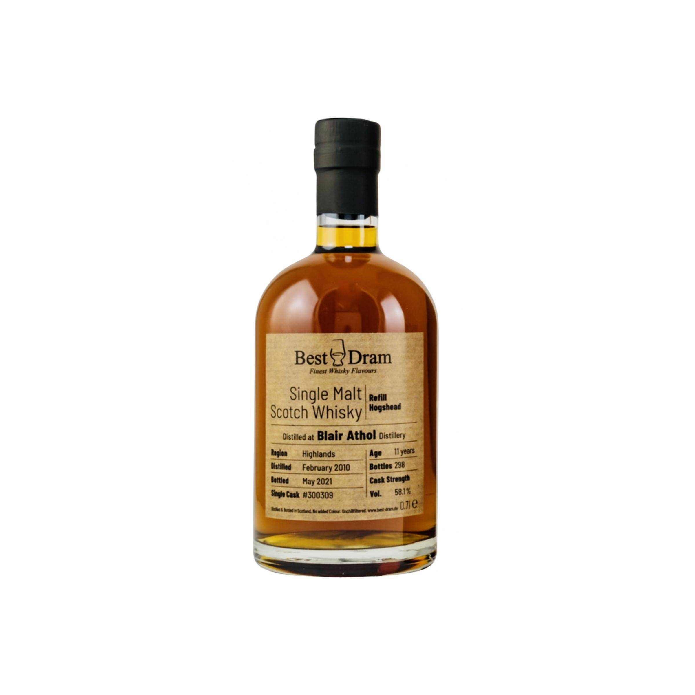 Blair Athol 2010 11 Years Single Malt Whisky