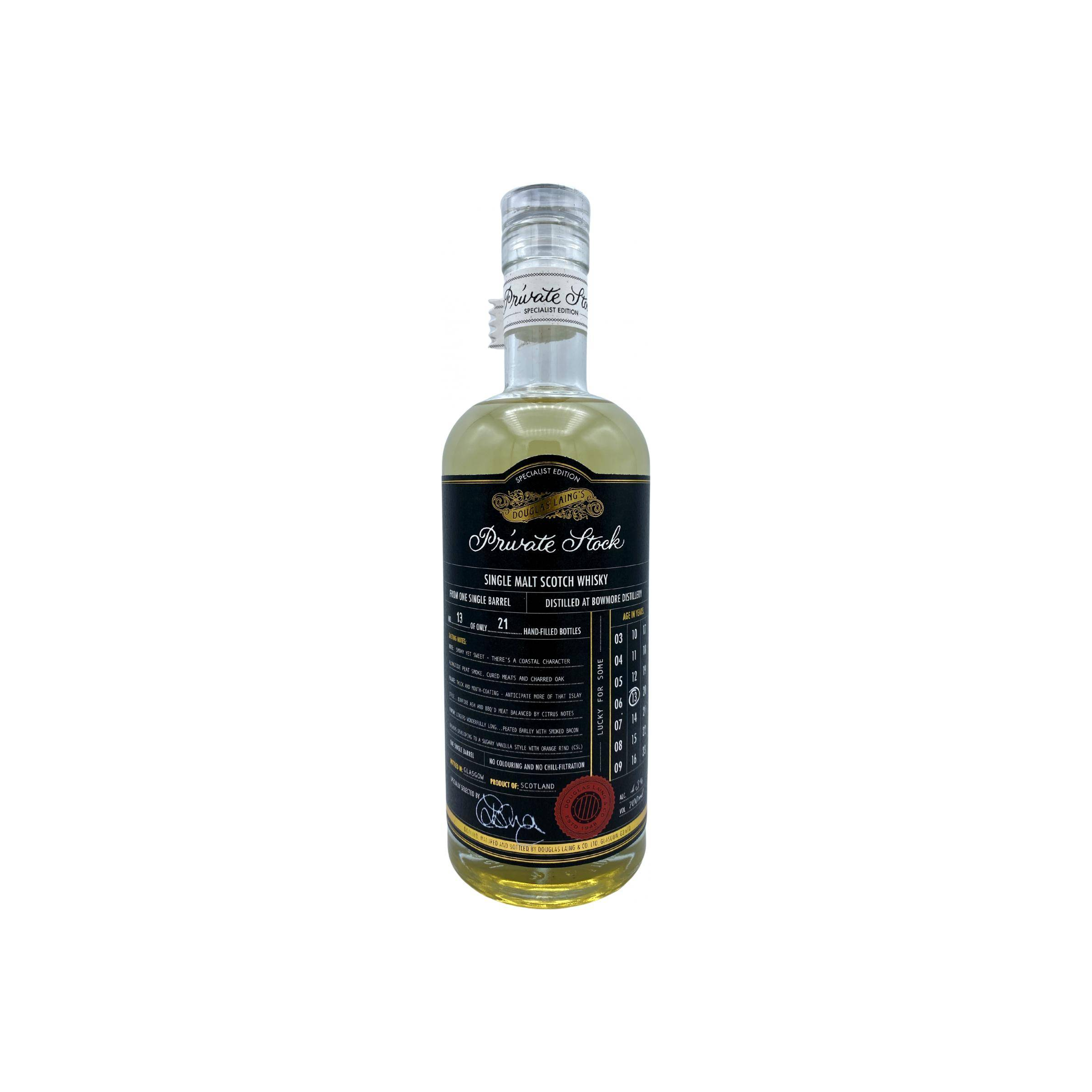 Bowmore 13 Years Single Malt Whisky