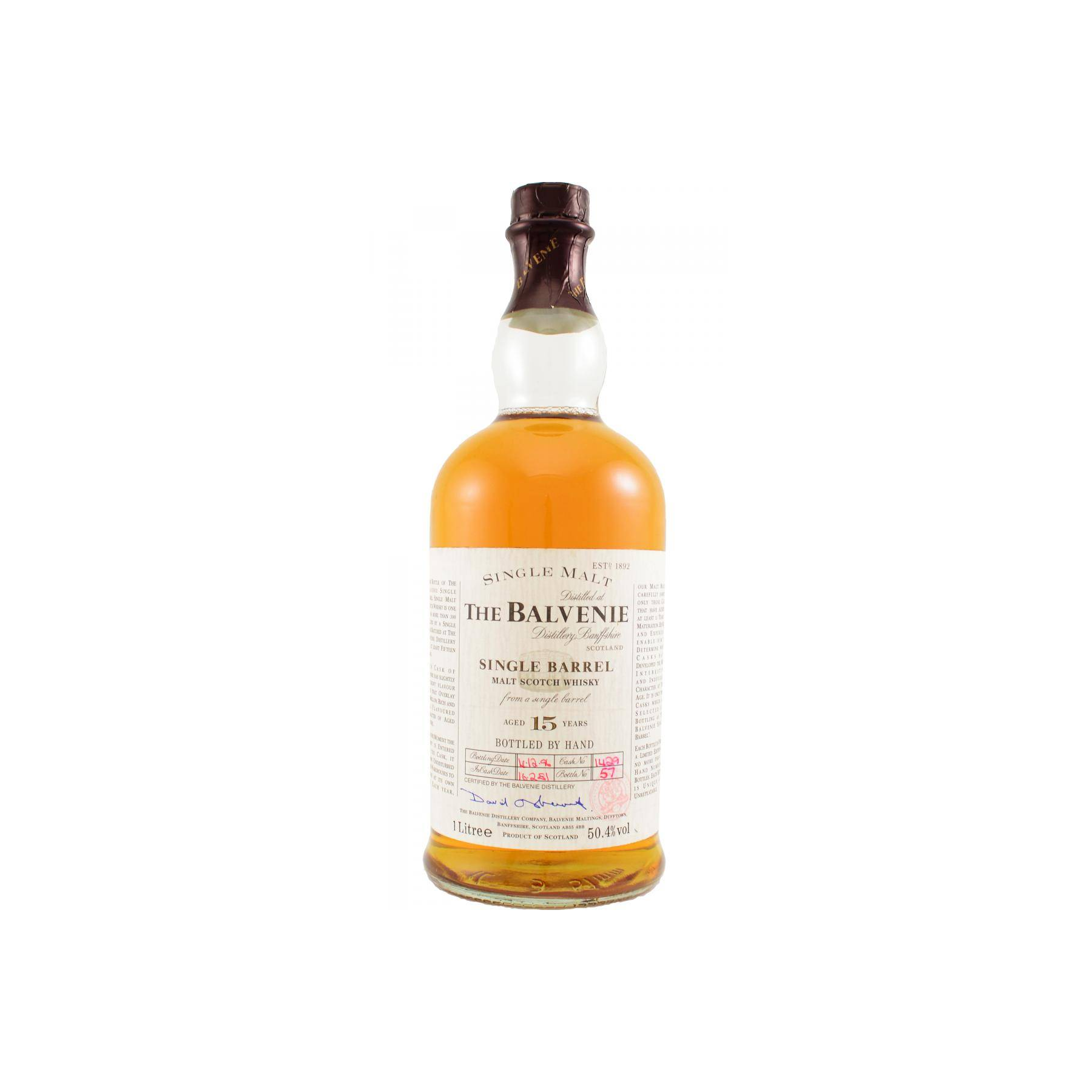 The Balvenie Single Cask 1981 15 Years Single Malt Whisky