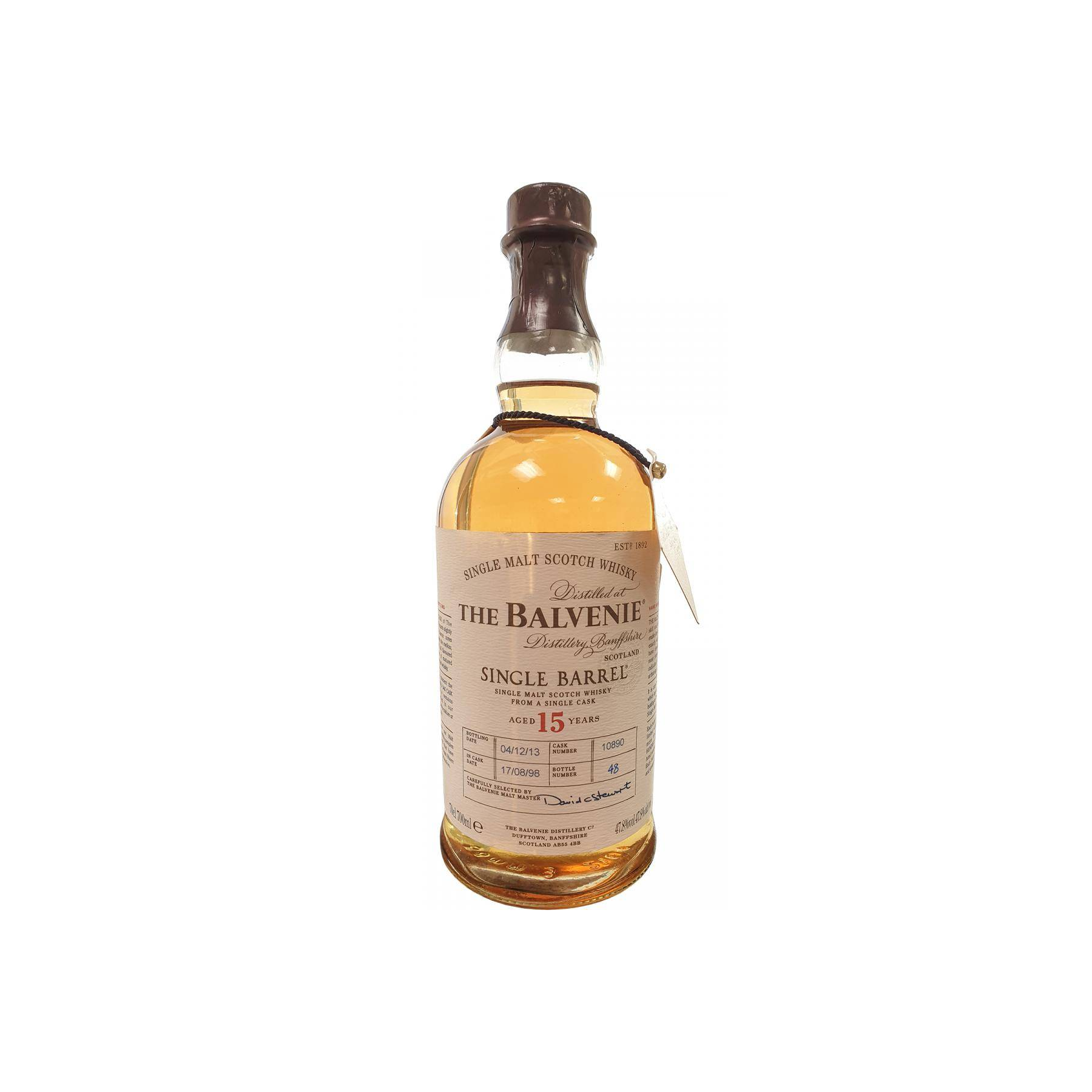 The Balvenie Single Cask 1998 15 Years Single Malt Whisky