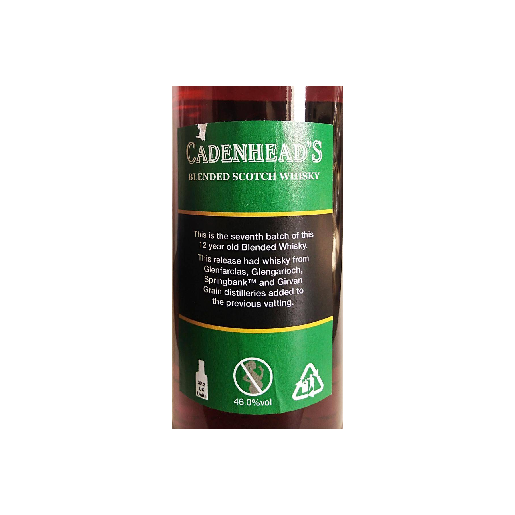 Cadenhead Blended Scotch Whisky 12 Years Blended Whisky 2
