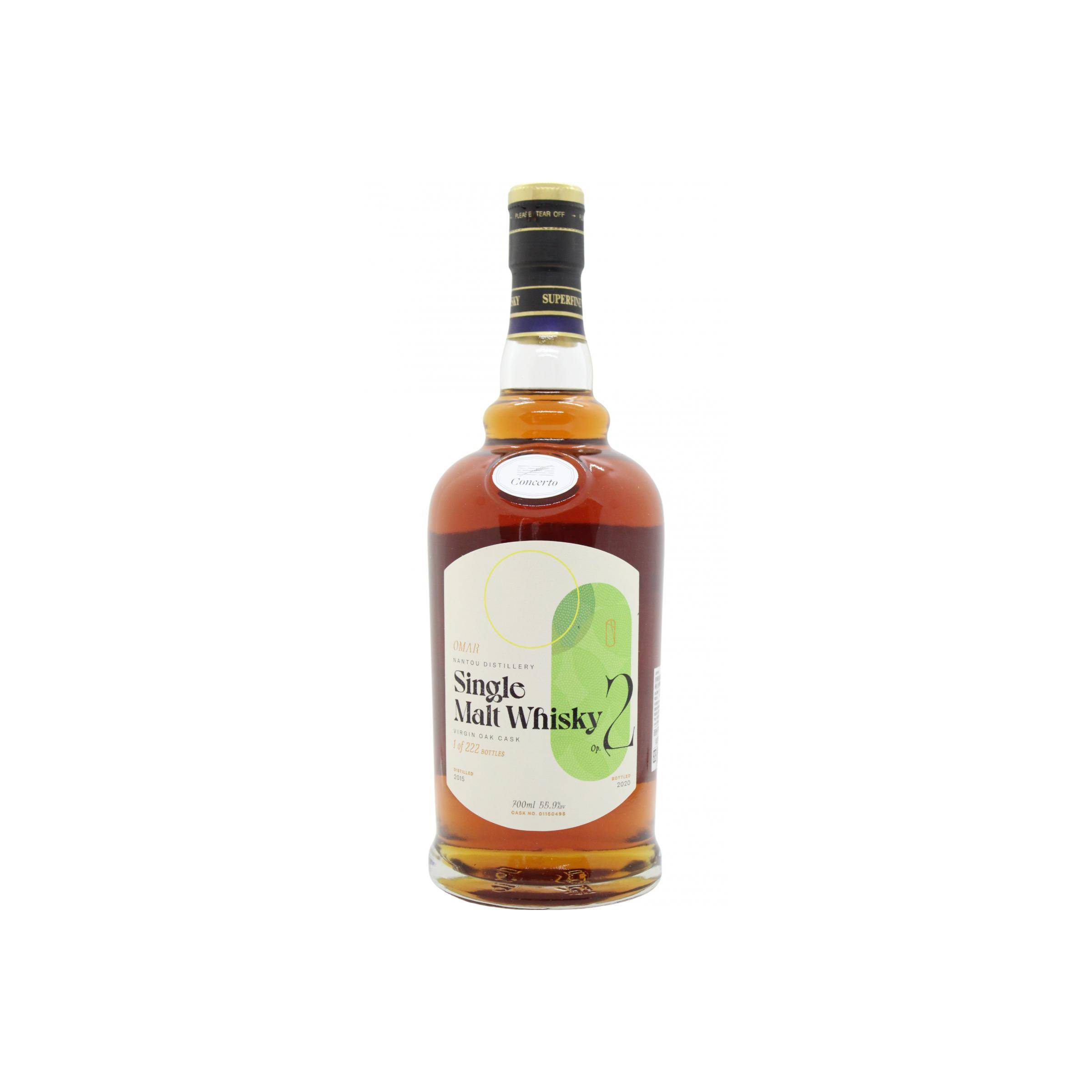 Omar 2015 4 Years Single Malt Whisky