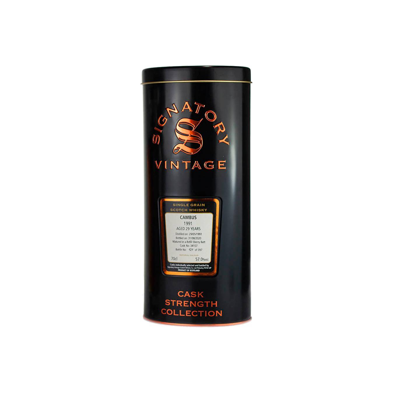 Cambus Cask Strength Collection 1991 29 Years Single Grain Whisky 2